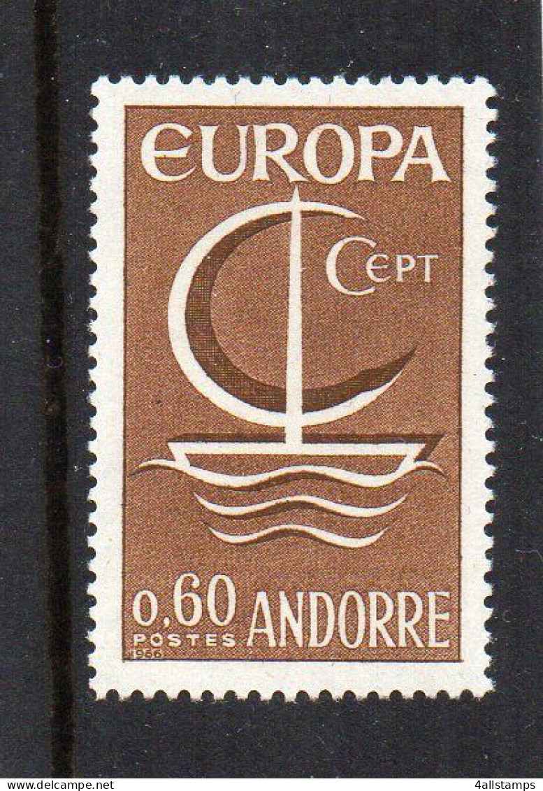 1966 Andorra Mi N° 198  : ** MNH, Postfris, Postfrisch , Neuf Sans Charniere - 1966