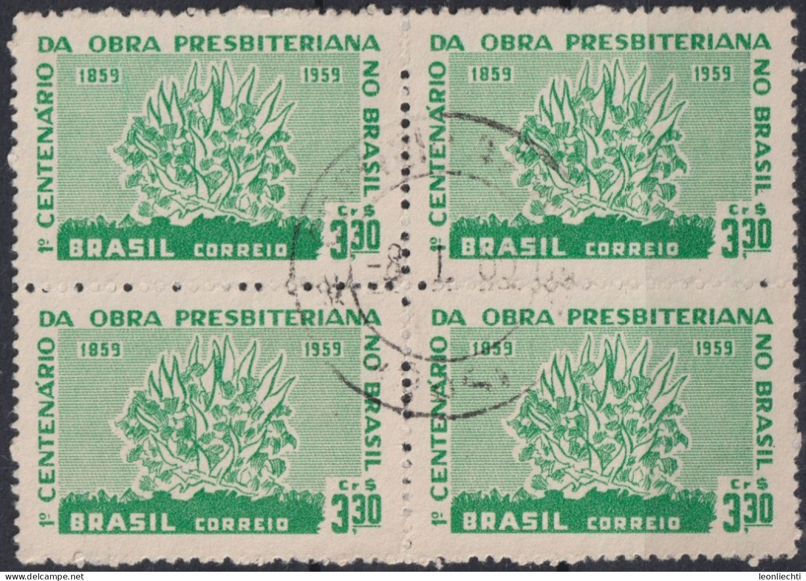 1959 Brasilien ° Mi:BR 970, Sn:BR 902, Yt:BR 687, Burning Bush, Brennender Busch - Oblitérés