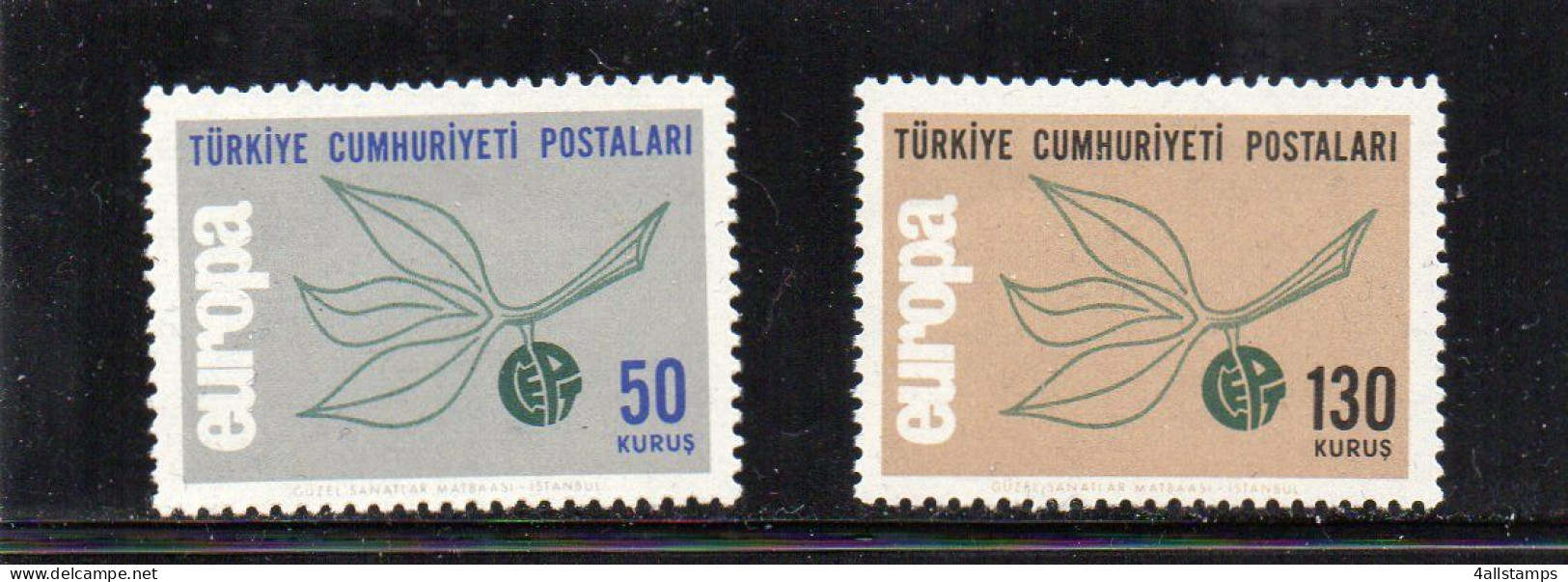 1965 Turkei Mi N° 1961/1962 : ** MNH, Postfris, Postfrisch , Neuf Sans Charniere - 1965