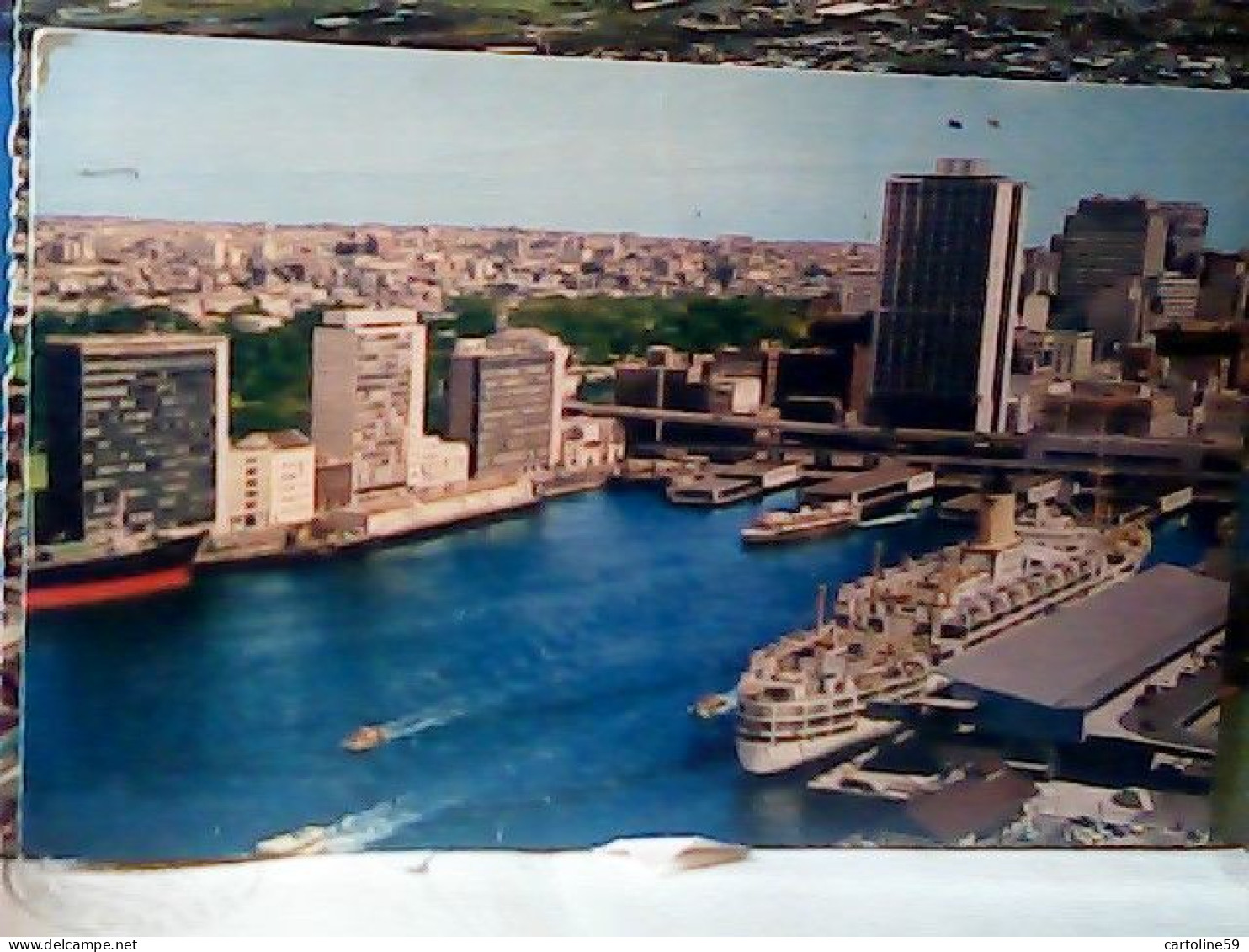 AUSTRALIA SYDNEY CIRCULAR QUAY NAVE SHIP PIROSCAFO VB1963  JU4955 - Sydney