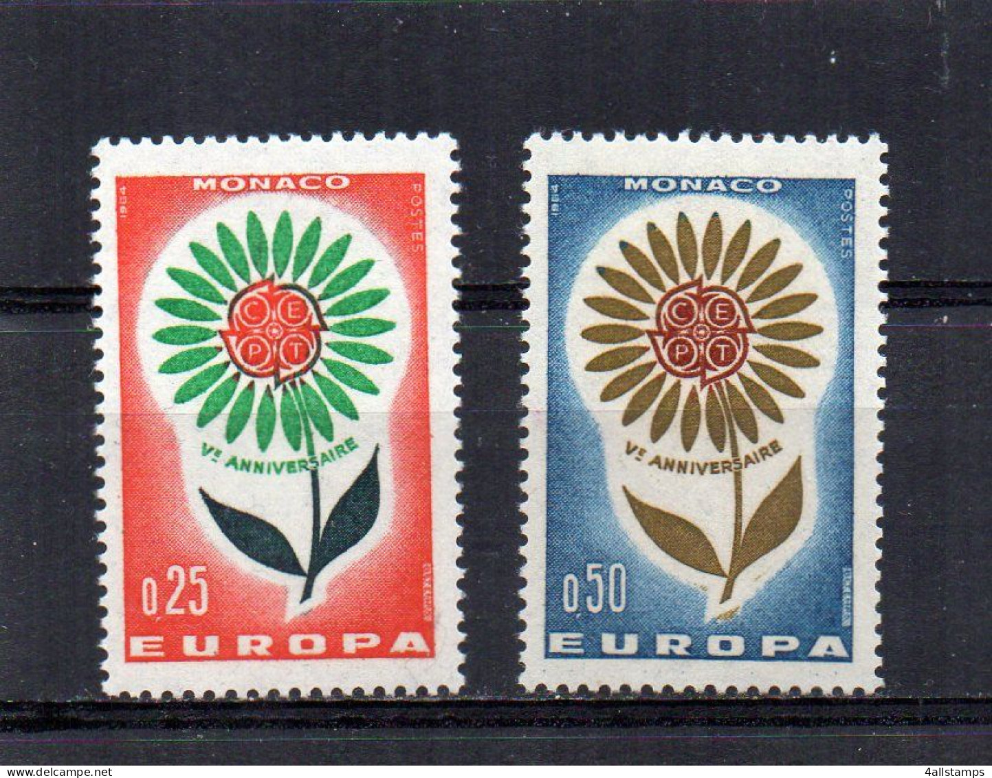1964 Monaco Mi N° 782/783 : ** MNH, Postfris, Postfrisch , Neuf Sans Charniere - 1964