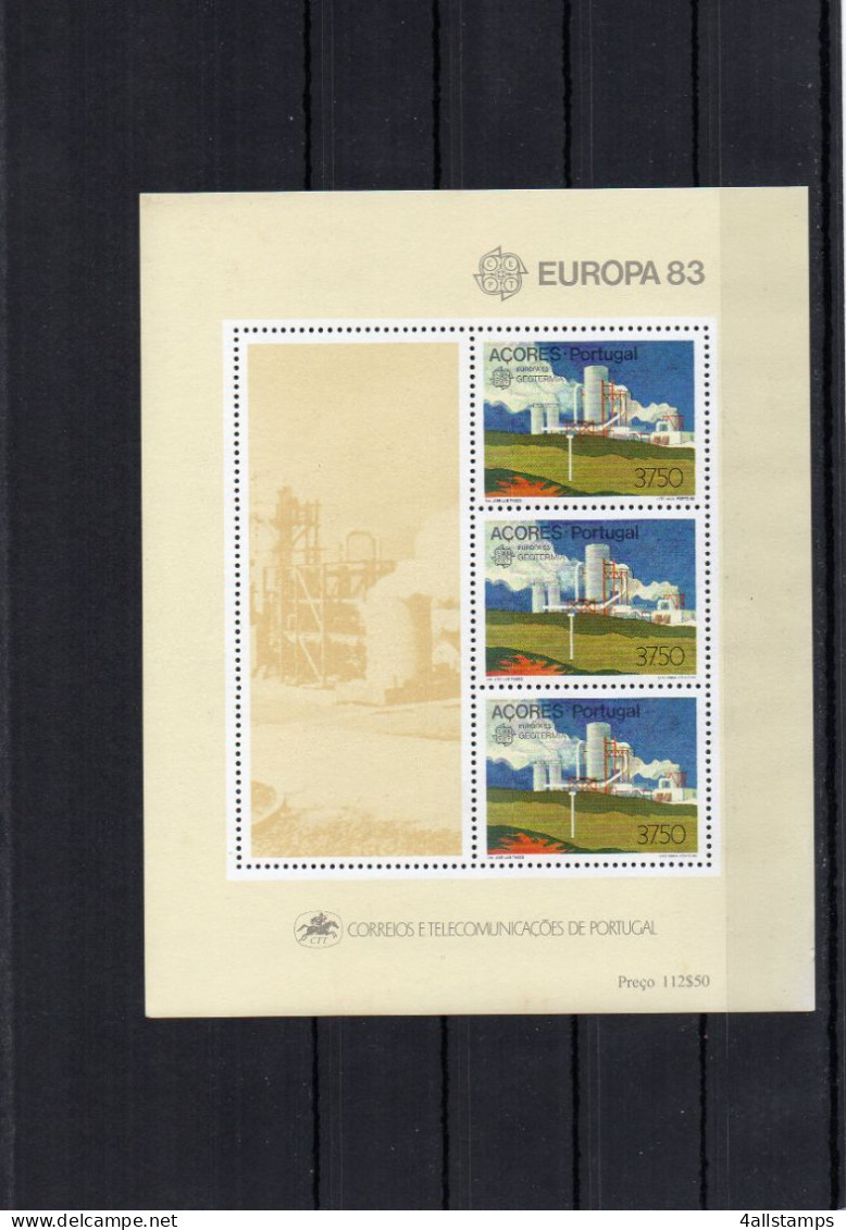 1983 Azoren MI N° Block 4 : ** MNH, Postfris, Postfrisch , Neuf Sans Charniere - 1983