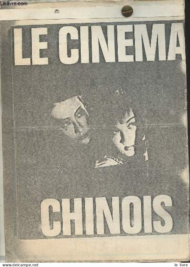 Photocopie : Le Cinéma Chinois. - Quiquemelle Marie-Claire & Passek Jean-Loup - 1985 - Cinéma / TV