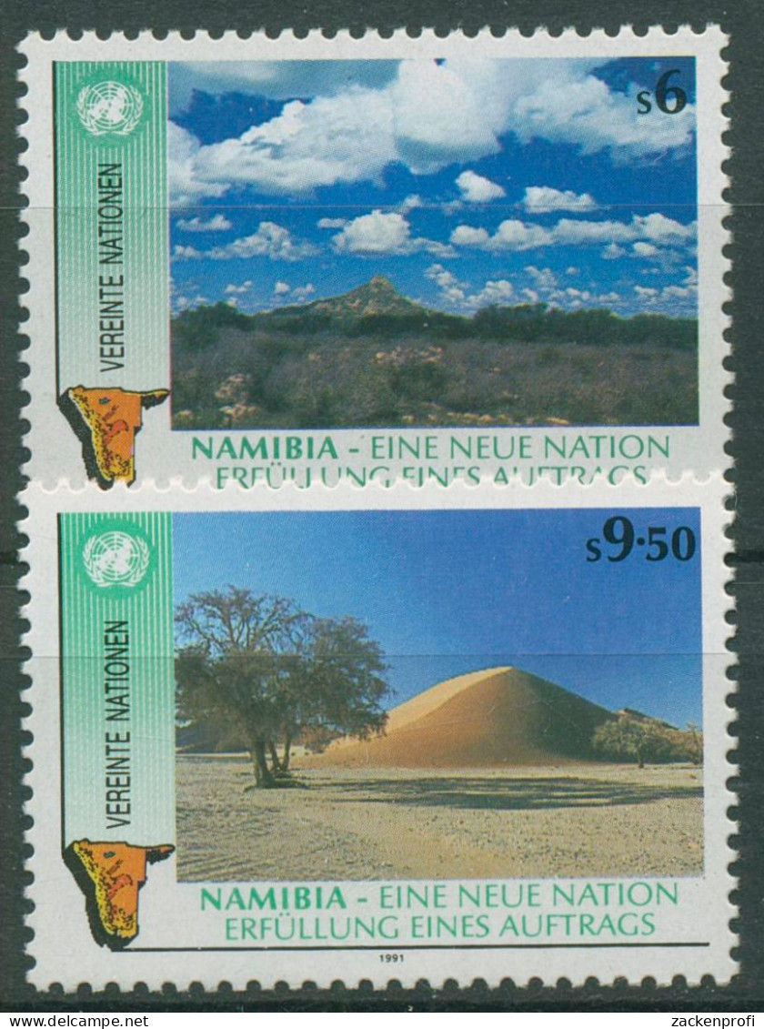 UNO Wien 1991 Namibia Landschaften 114/15 Postfrisch - Nuovi