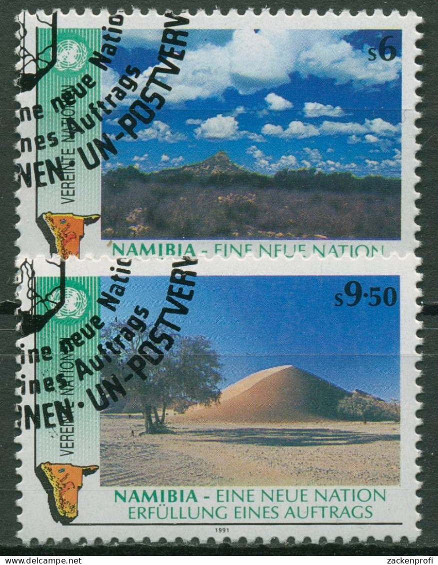 UNO Wien 1991 Namibia Landschaften 114/15 Gestempelt - Used Stamps