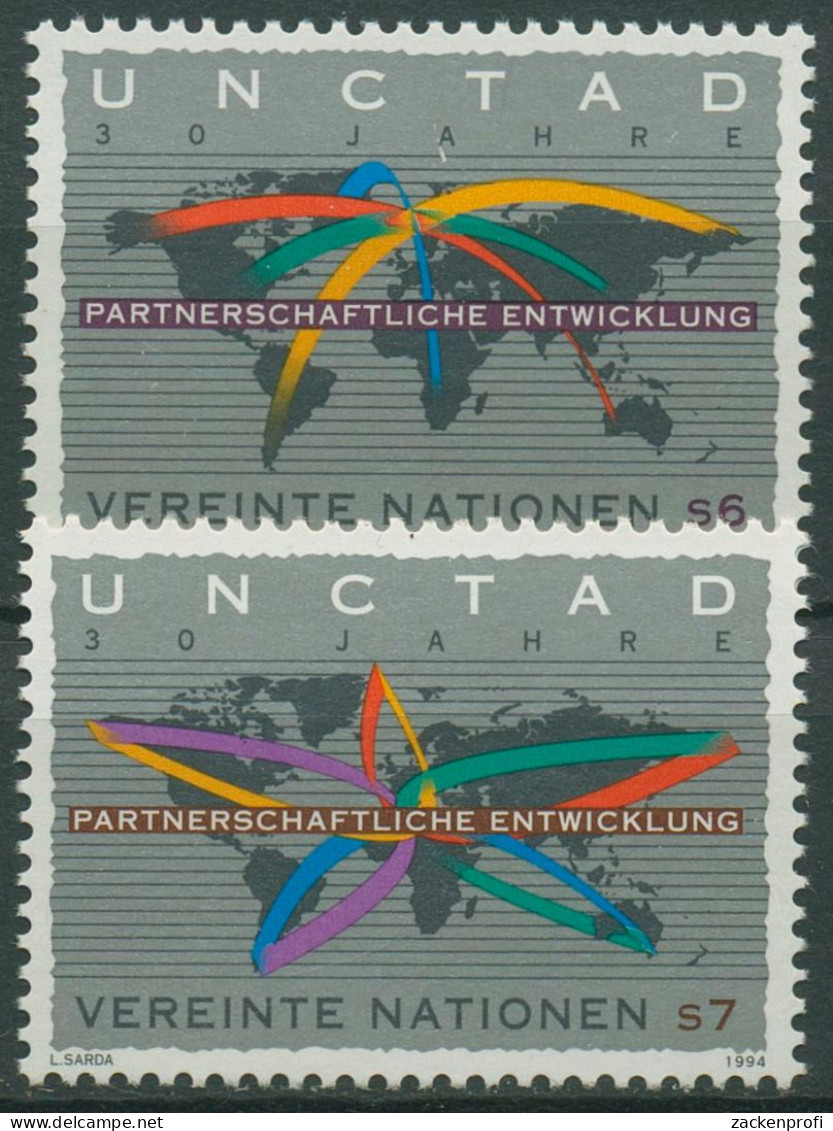UNO Wien 1994 Konferenz Für Handel Und Entwicklung 176/77 Postfrisch - Nuevos