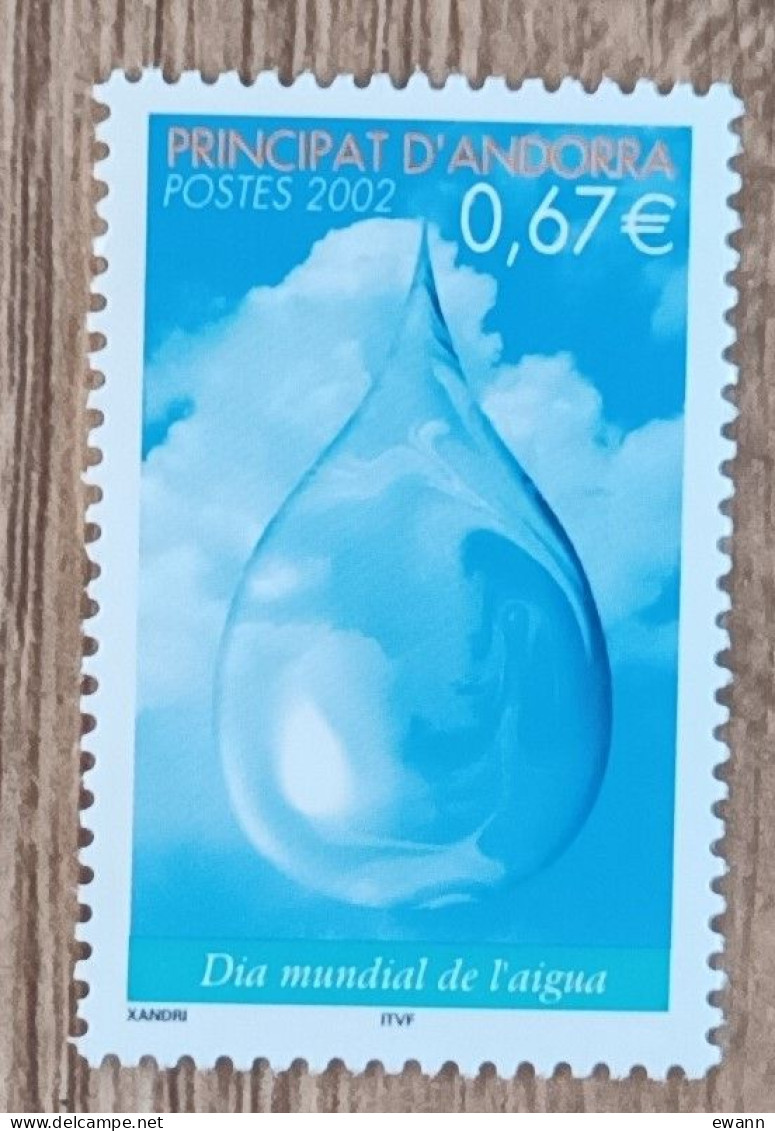 Andorre - YT N°568 - Journée Mondiale De L'eau - 2002 - Neuf - Neufs