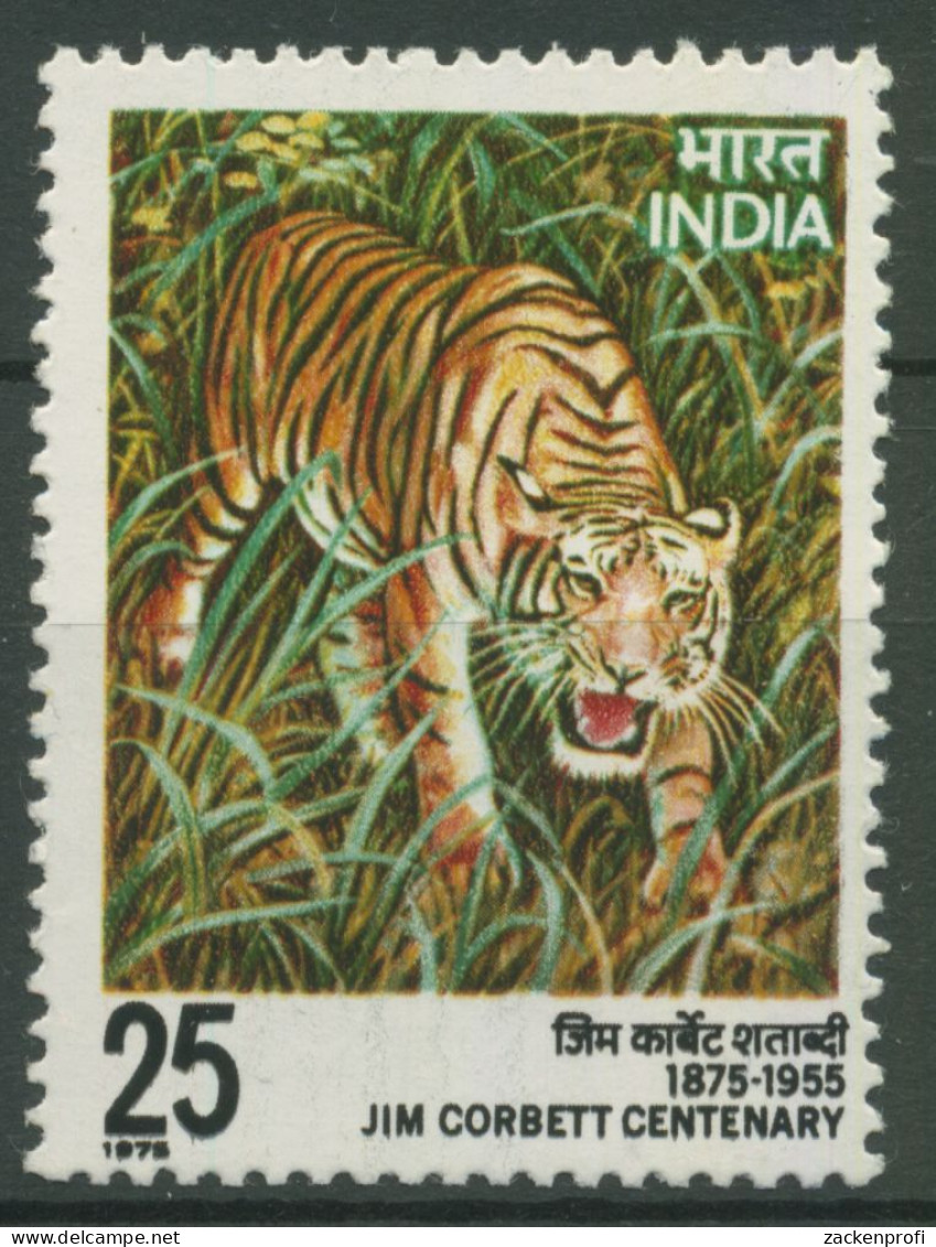Indien 1976 Schriftsteller Jim Corbett Tiger 666 Postfrisch - Unused Stamps