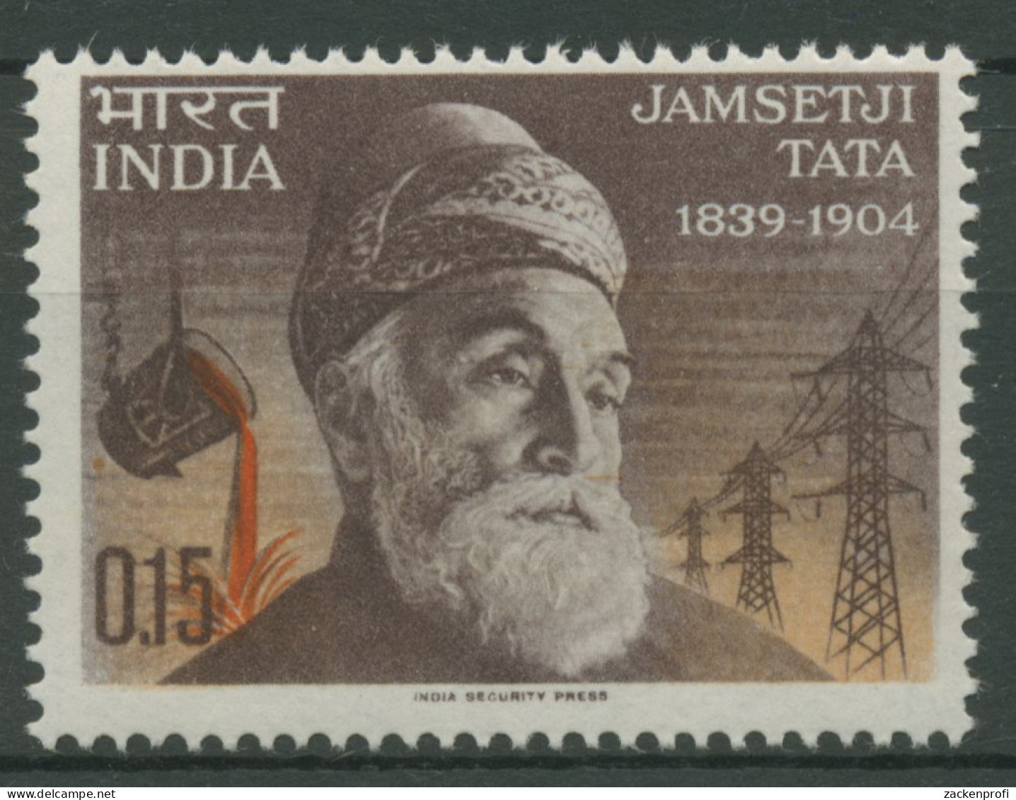 Indien 1965 Persönlichkeiten 381 Postfrisch - Unused Stamps