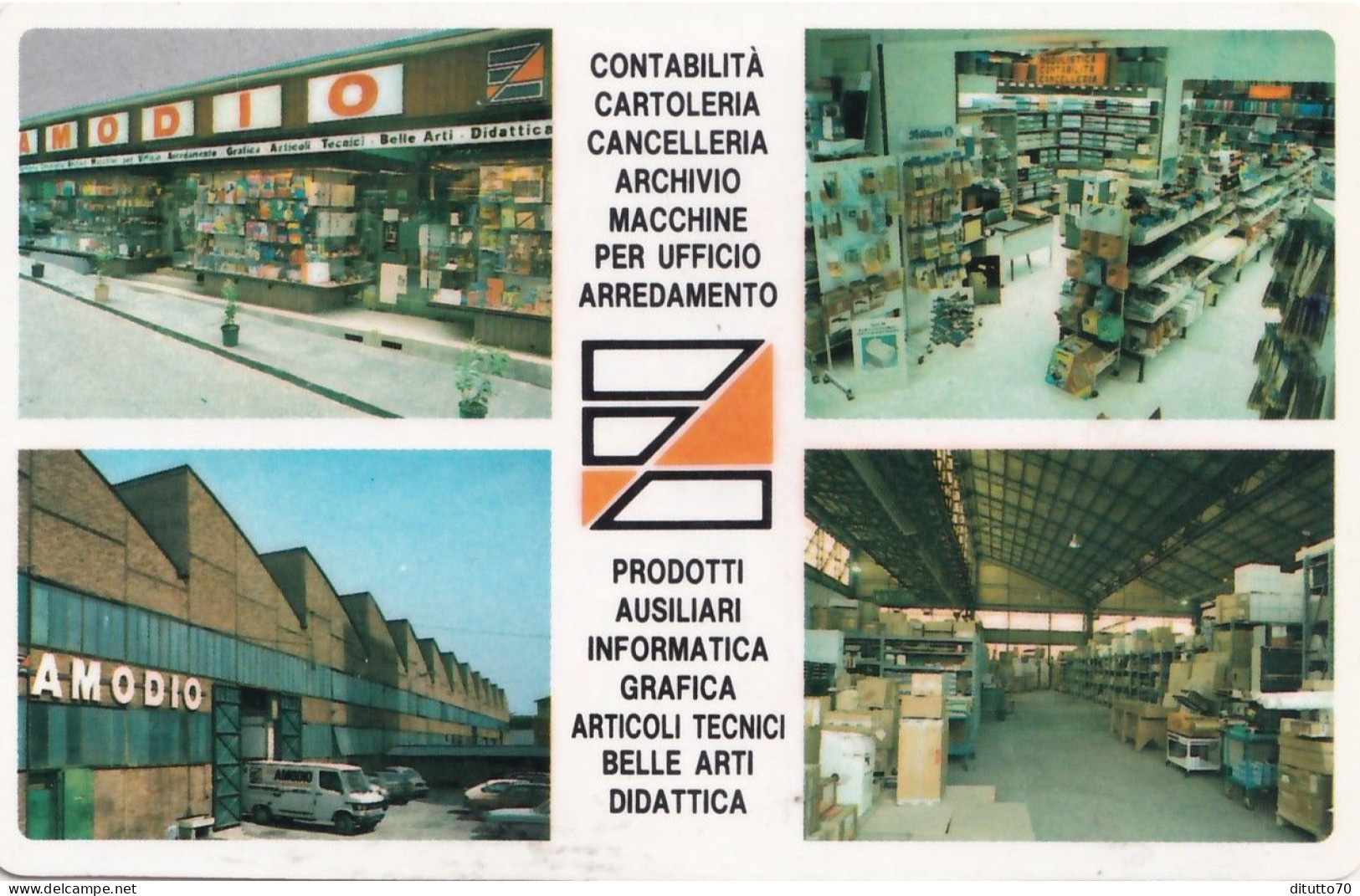 Calendarietto - Amadio - Napoli - Anno 1989 - Petit Format : 1981-90
