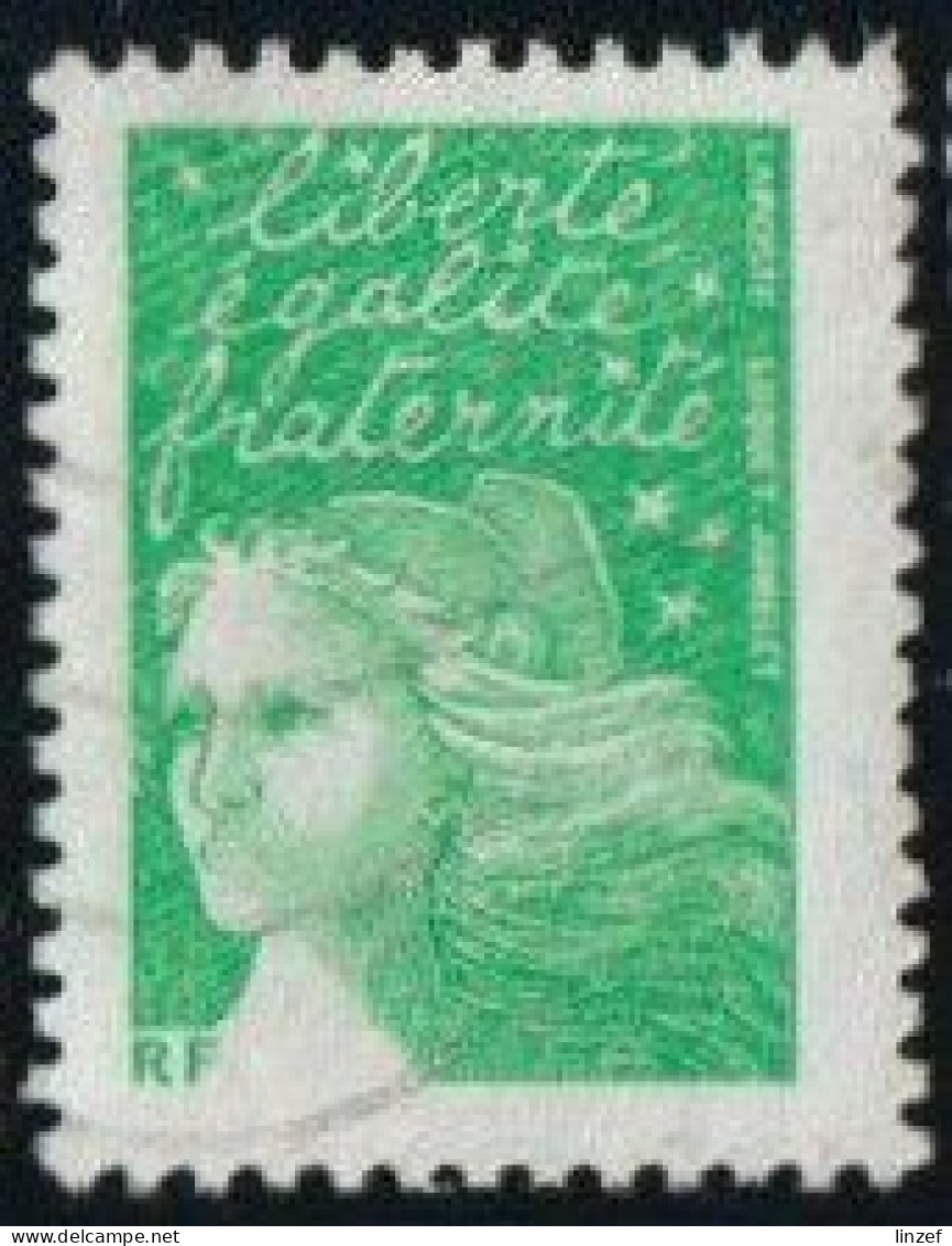 France 2002 Yv. N°3535A - TVP Vert - Oblitéré - 1997-2004 Marianne Of July 14th