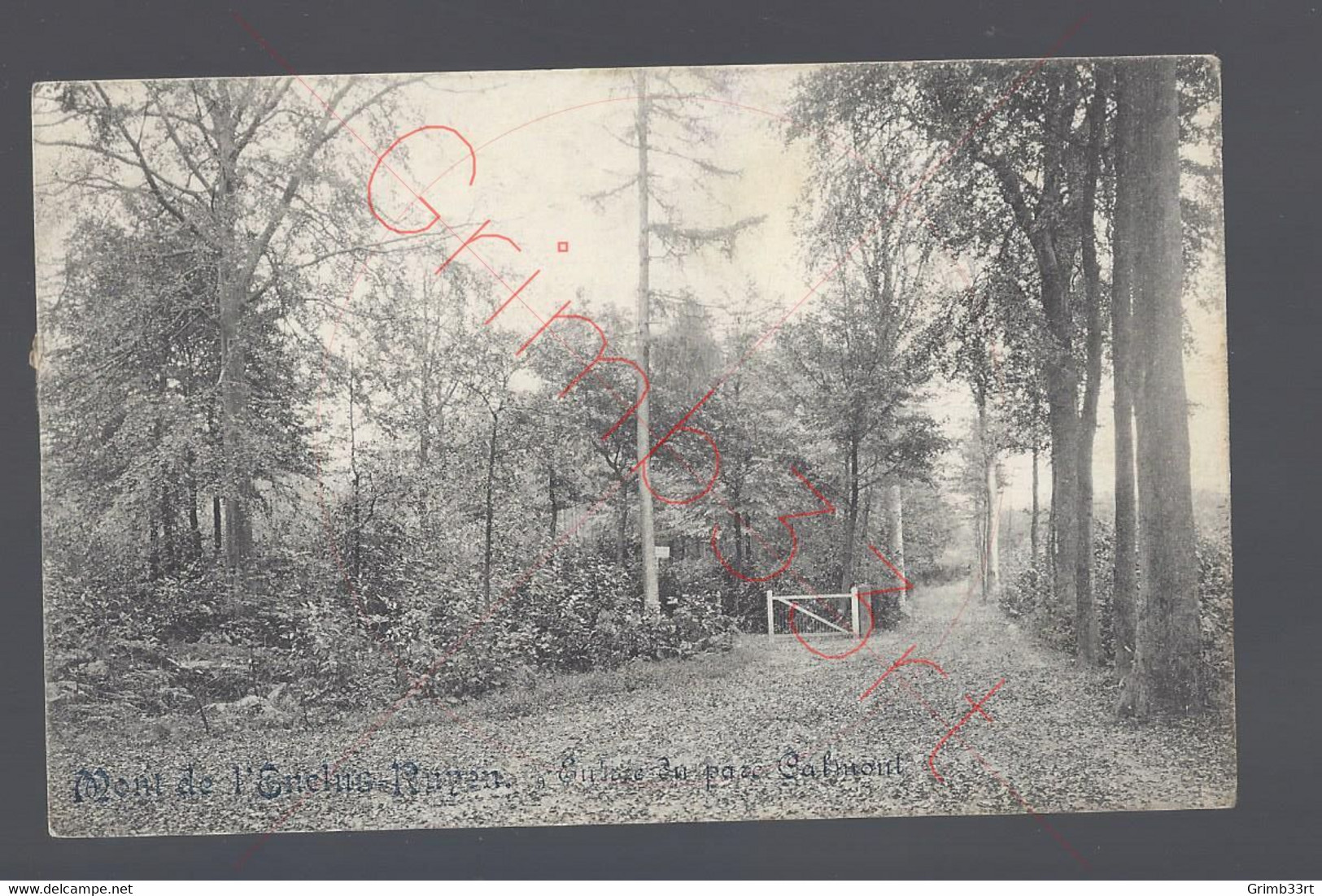 Mont De L'Enclus-Ruyen - Entrée Du Parc Calmont - Postkaart - Kluisbergen