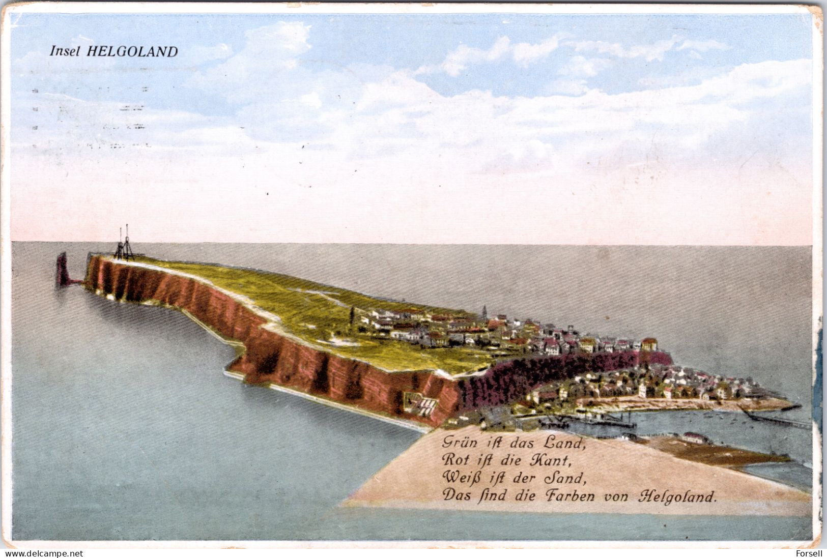 Insel Helgoland (Stempel: Helgoland 1934) - Helgoland