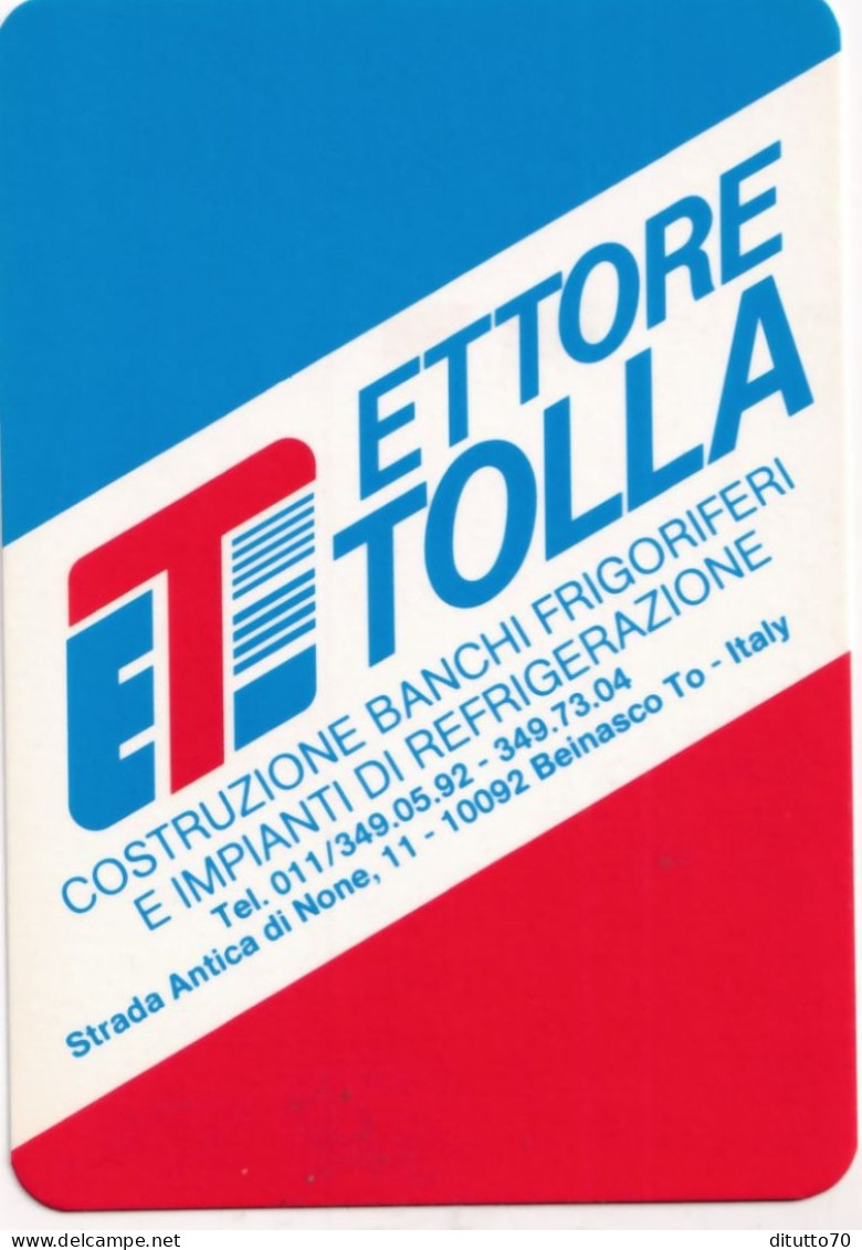 Calendarietto - Ettore Tolla - Construzione Banchi Frigoriferi - Beinasco - Torino - Anno 1989 - Petit Format : 1981-90