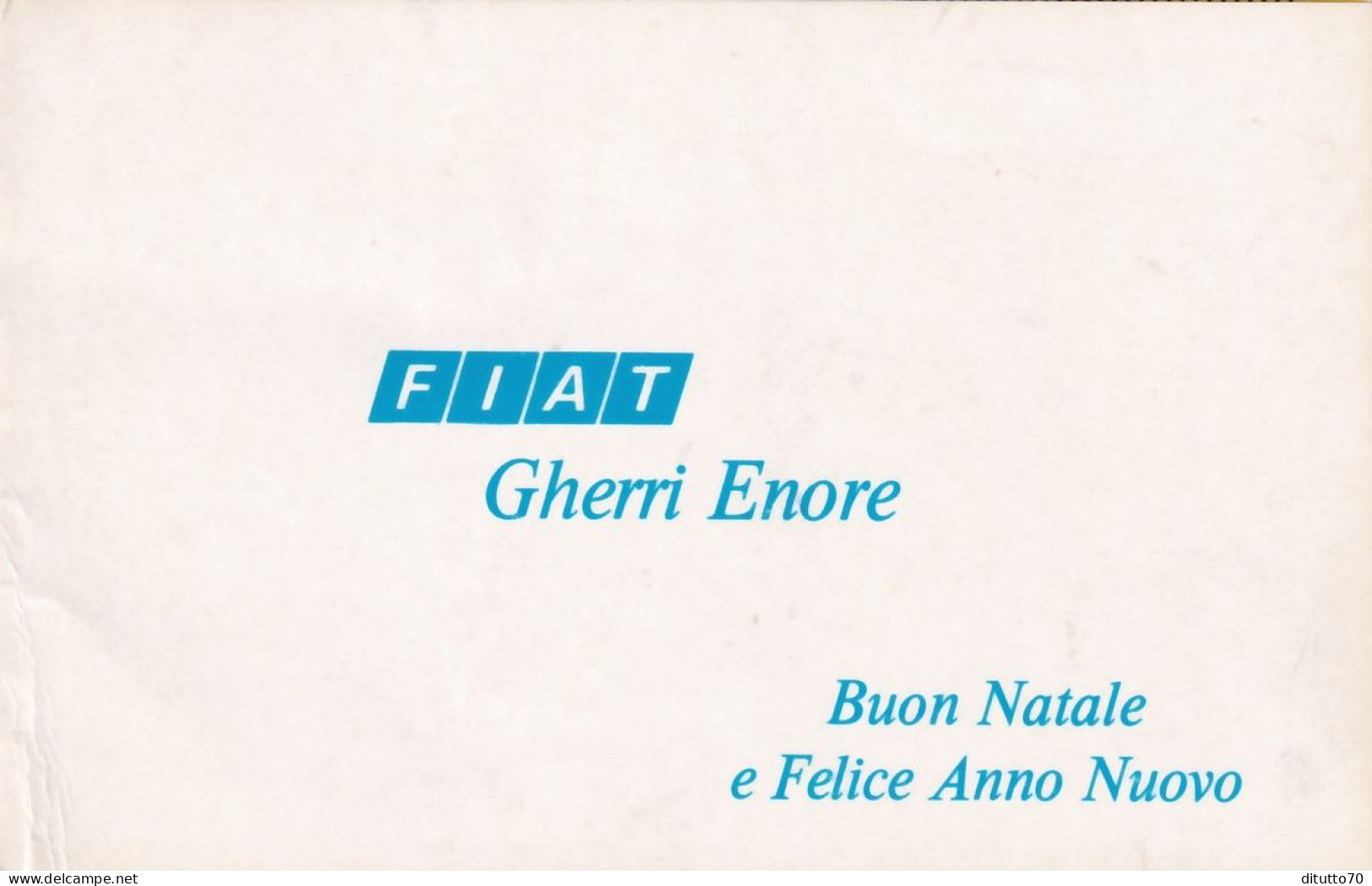 Calendarietto - Fiat - Gherri Enore - Traversetolo - Parma - Anno 1988 - Small : 1981-90