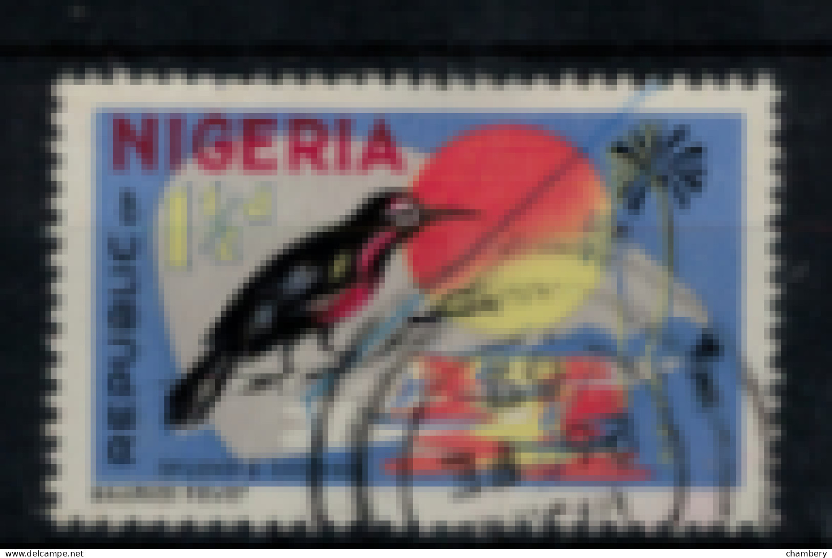Nigéria - "Oiseau Soleil : Signé Maurice" - Oblitéré N° 179 De 1965 - Nigeria (1961-...)