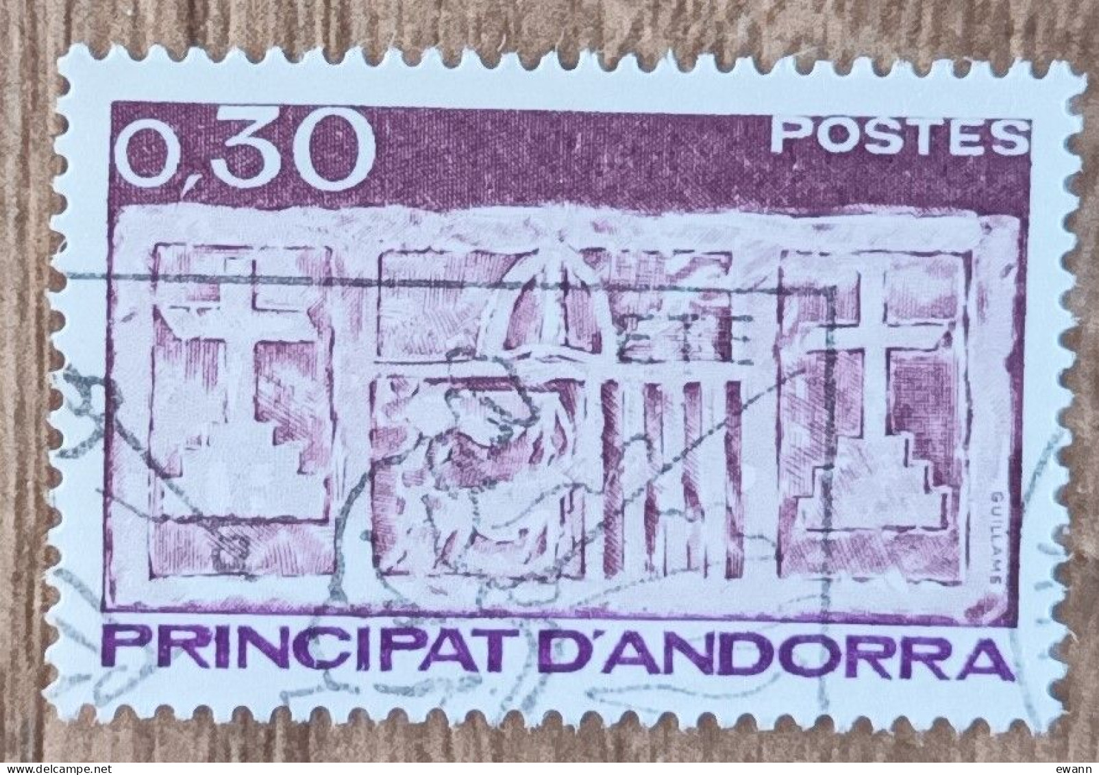 Andorre - YT N°319 - Ecu Primitif Des Vallées - 1983 - Oblitéré - Used Stamps