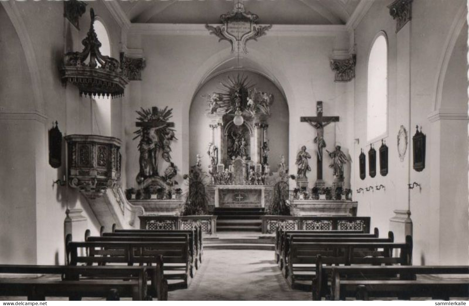 69977 - Grossheubach, Kloster Engelberg - Inneres Der Wallfahrtskirche - 1957 - Miltenberg A. Main