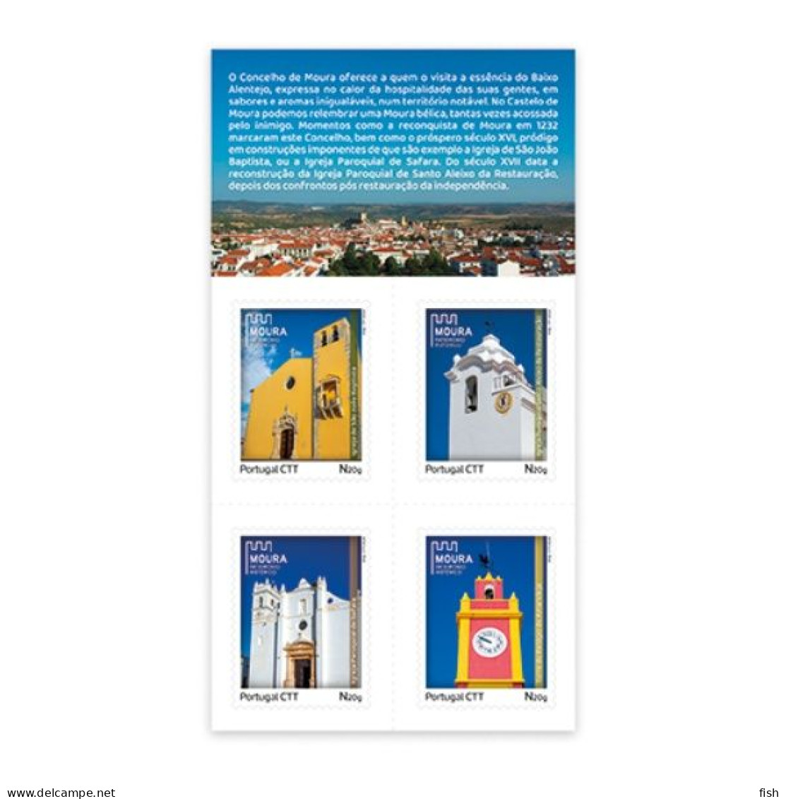 Portugal ** & Selos Personalizados, Alentejo Moura 2024 (8887000) - Carnets