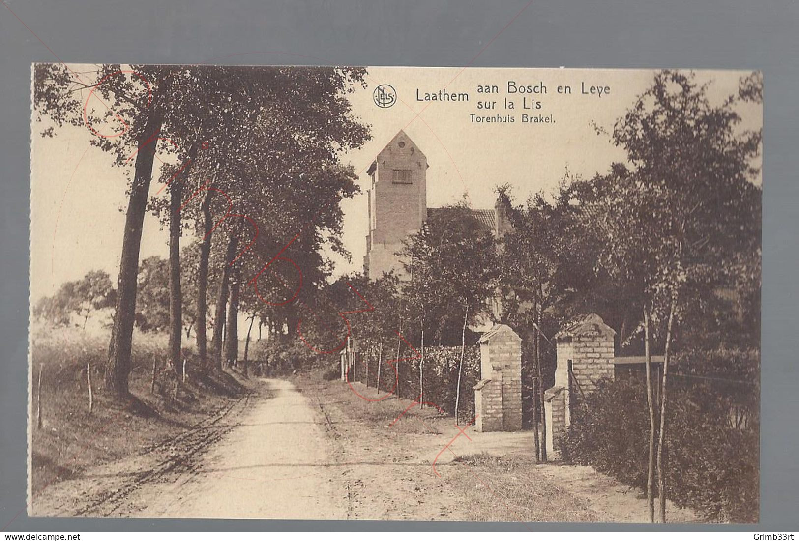 Laathem - Aan Bosch En Leye - Torenhuis Brakel - Postkaart - Sint-Martens-Latem