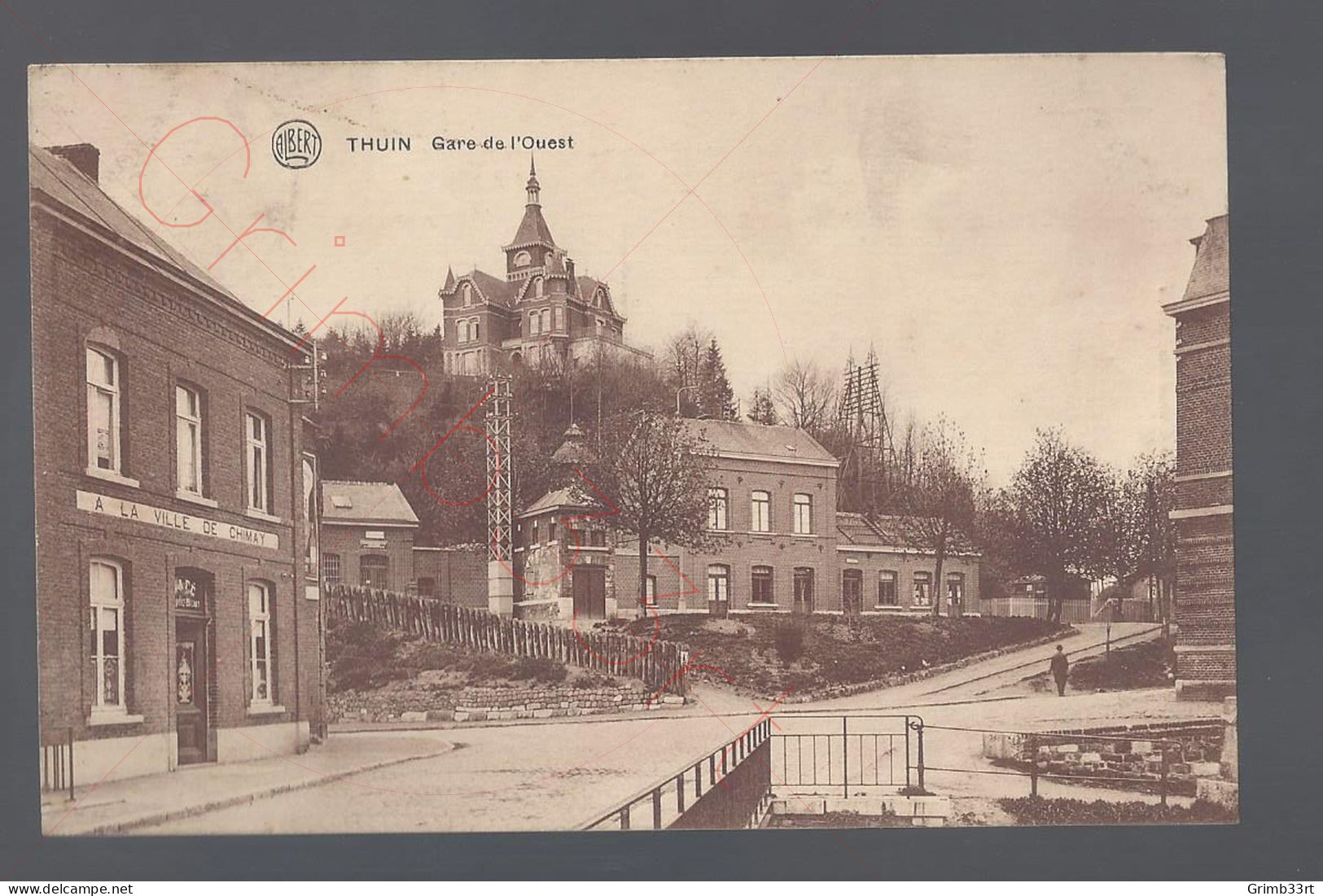 Thuin - Gare De L'Ouest - Postkaart - Thuin