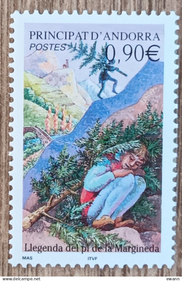 Andorre - YT N°590 - Légende Du Pin De La Margineda - 2003 - Neuf - Unused Stamps