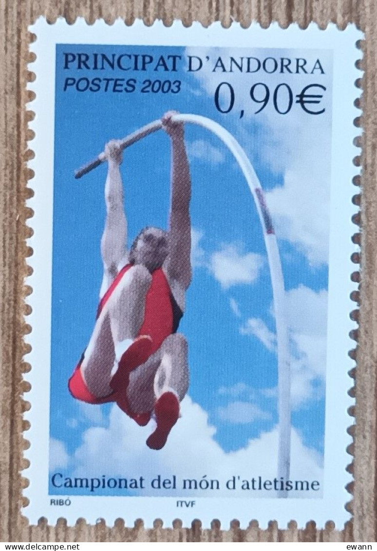 Andorre - YT N°583 - Sport / Championnats Du Monde D'Athlétisme - 2003 - Neuf - Unused Stamps