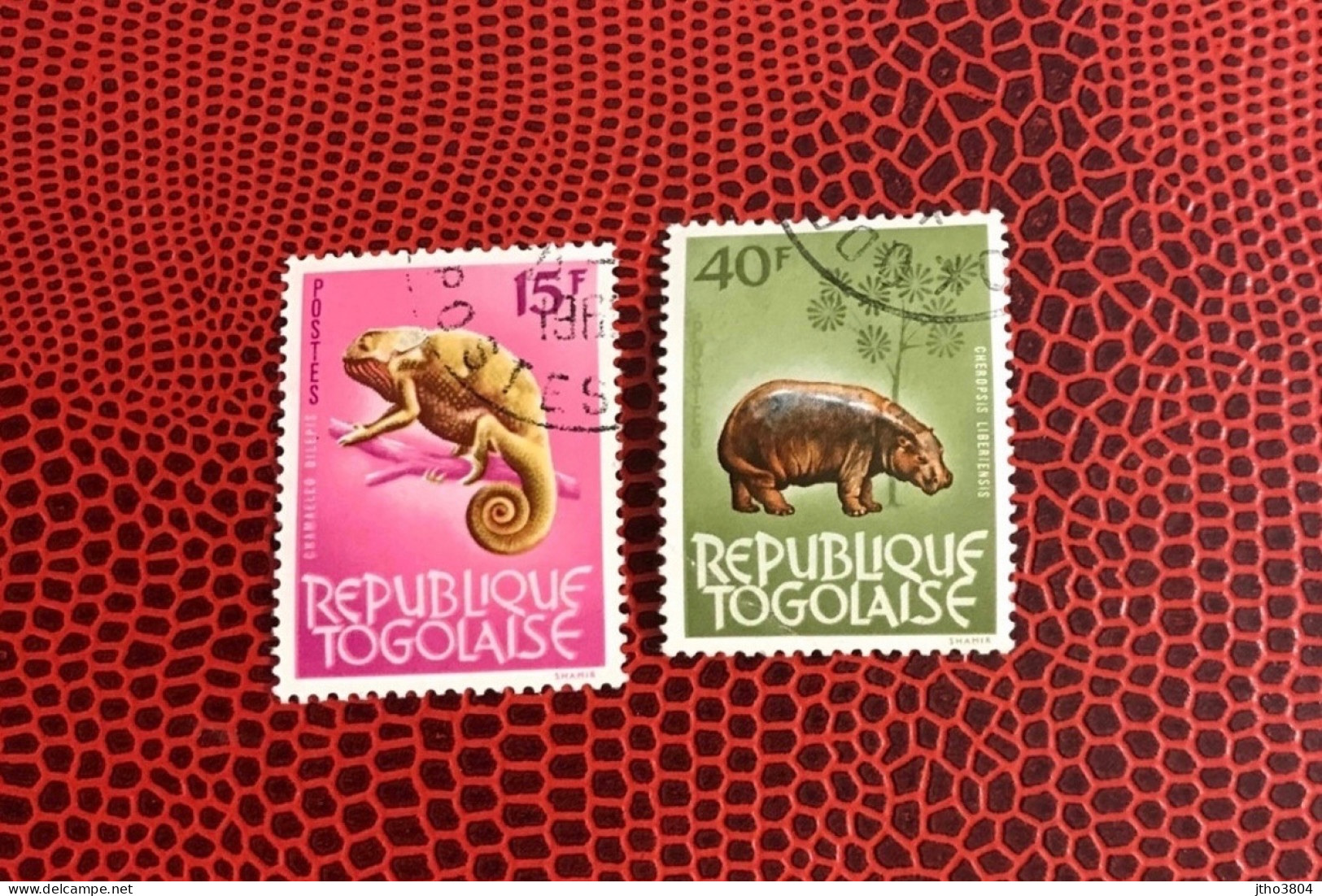 TOGO 1964 2v Oblitères Used ** Mi 398 Mamíferos Mammals Säugetiere Mammiferi Mammifère  TOGOLAISE - Affen