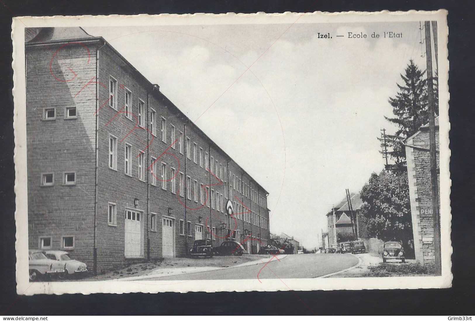 Izel - Ecole De L'Etat - Postkaart - Chiny