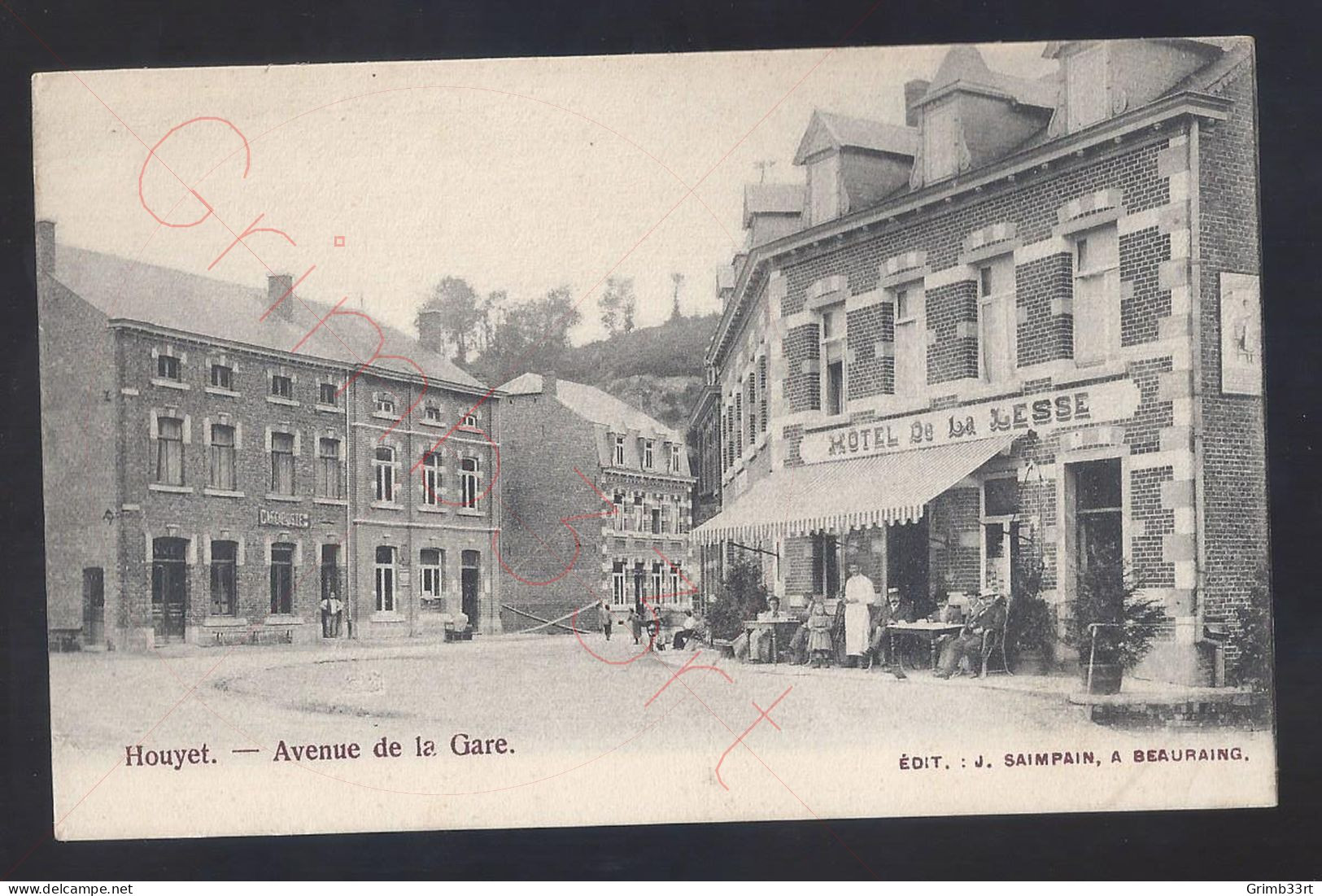 Houyet - Avenue De La Gare - Postkaart - Houyet