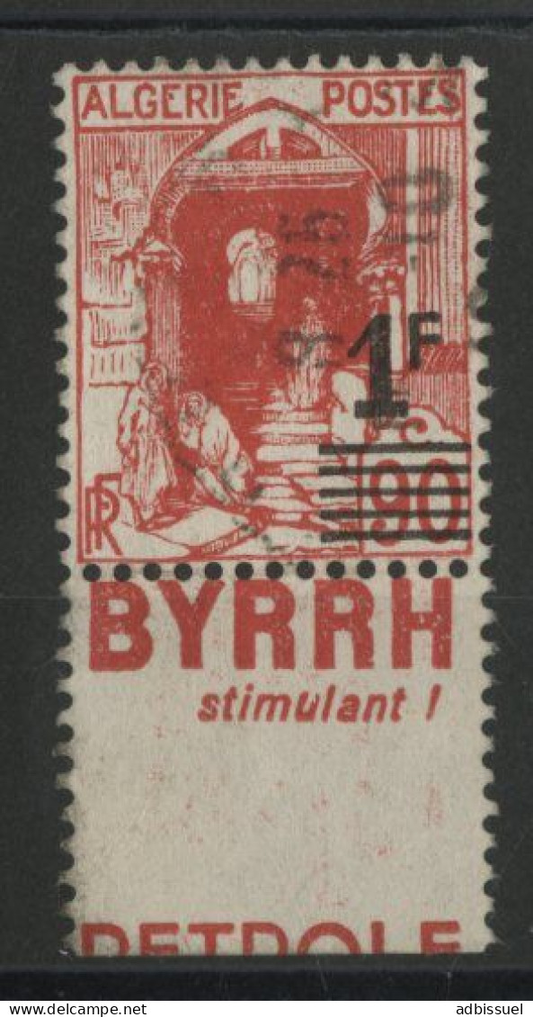 N° 158f + Bandelette Publicitaire + Une Partie D'une Seconde Publicité Voir Suite - Used Stamps