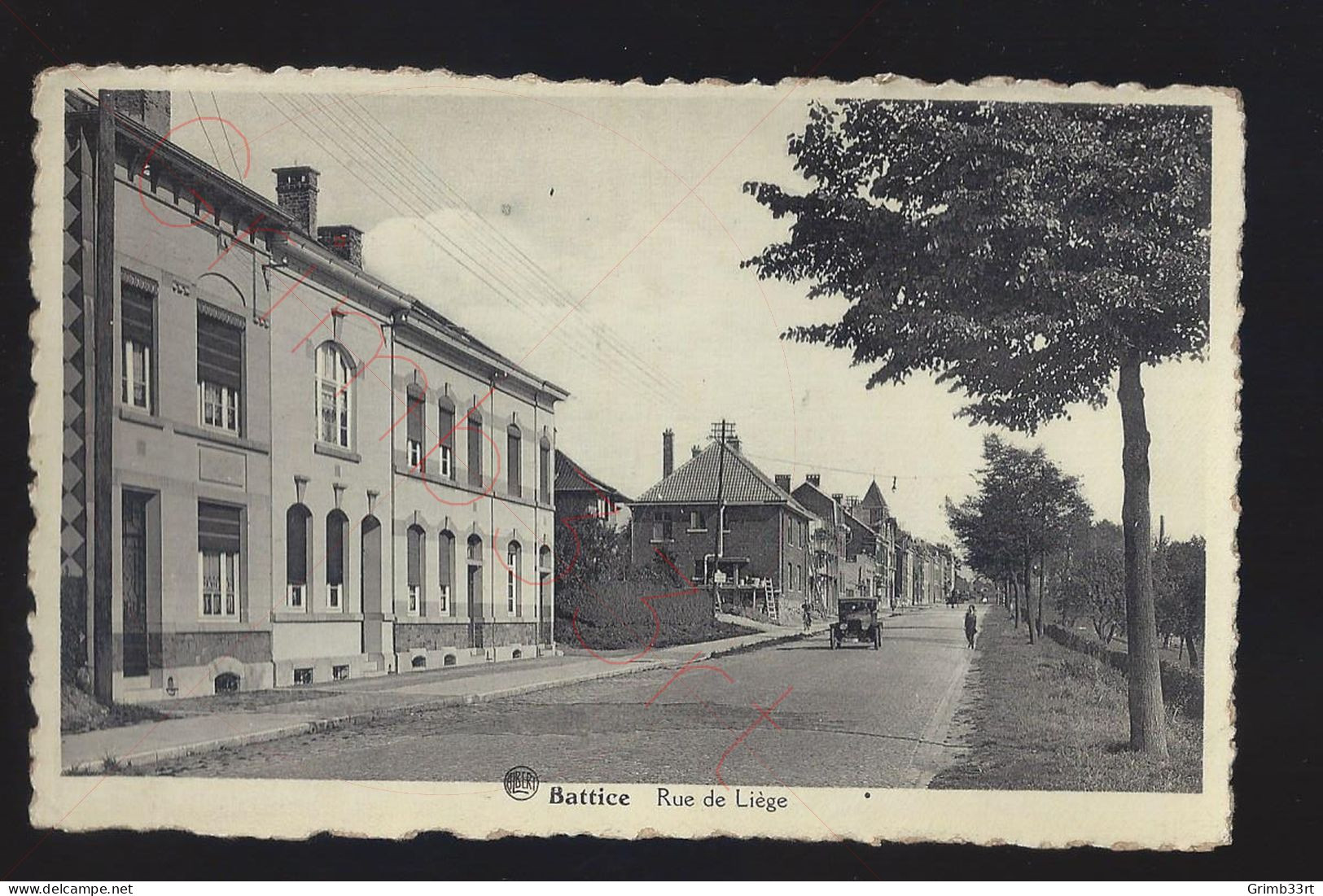 Battice - Rue De Liège - Postkaart - Herve