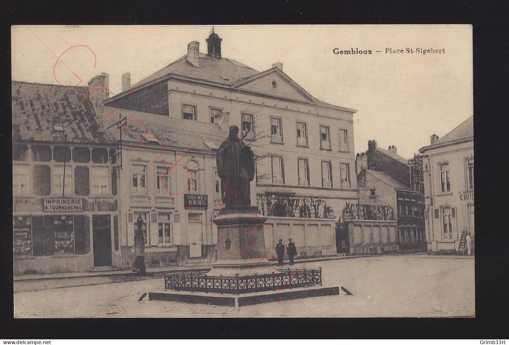 Gembloux - Place St-Sigebert - Postkaart - Gembloux