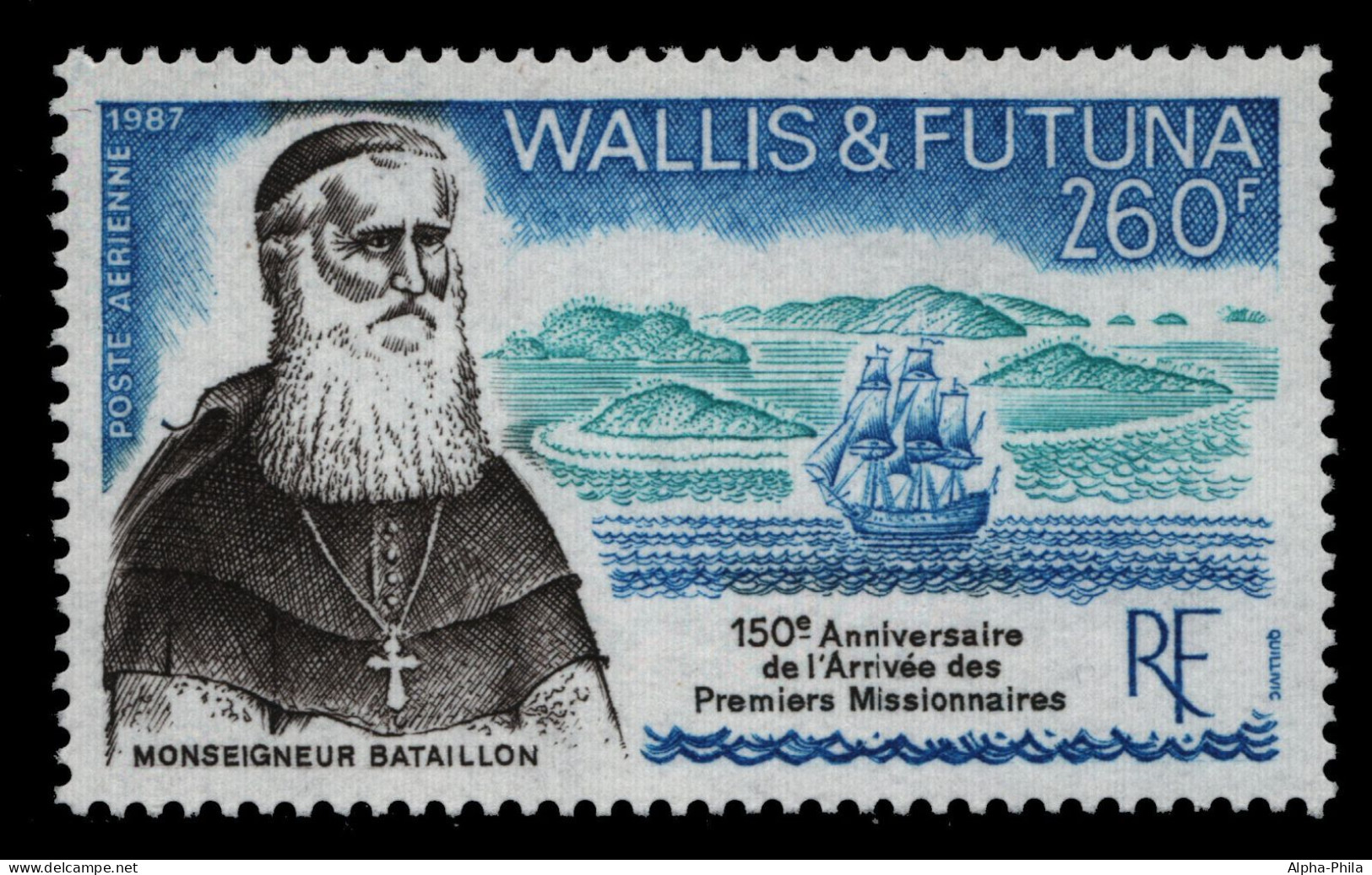 Wallis & Futuna 1987 - Mi-Nr. 546 ** - MNH - Missionare - Ongebruikt