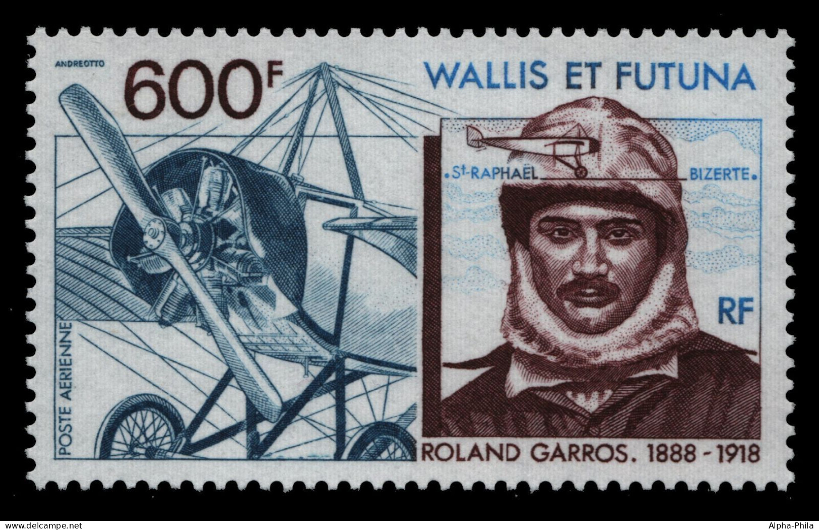 Wallis & Futuna 1988 - Mi-Nr. 549 ** - MNH - Luftfahrt / Aviation - Nuovi