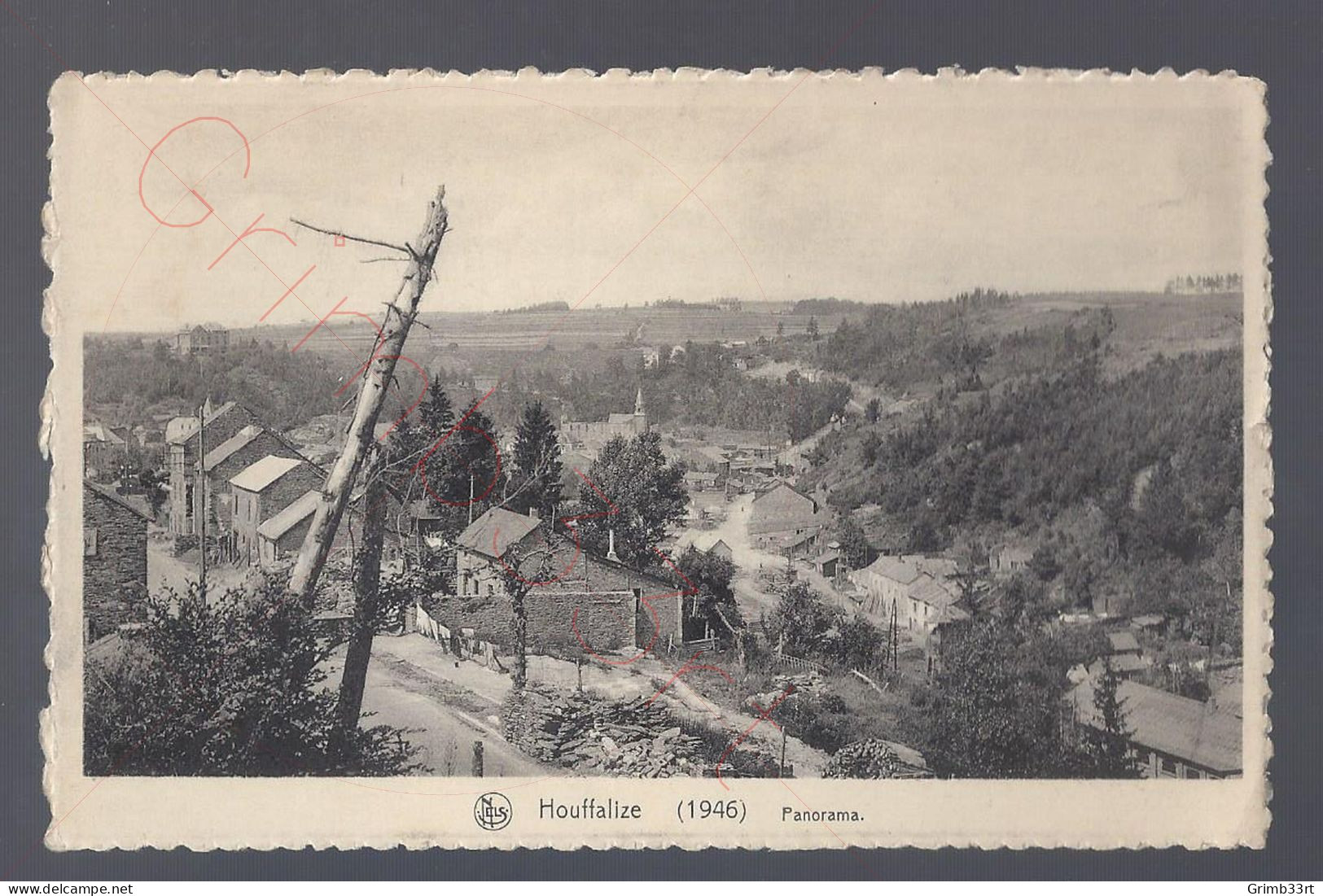 Houffalize (1946) - Panorama - Postkaart - Houffalize