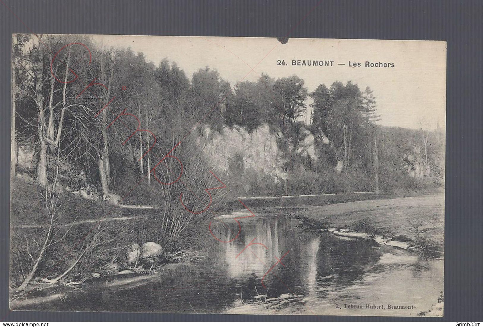 Beaumont - Les Rochers - Postkaart - Beaumont