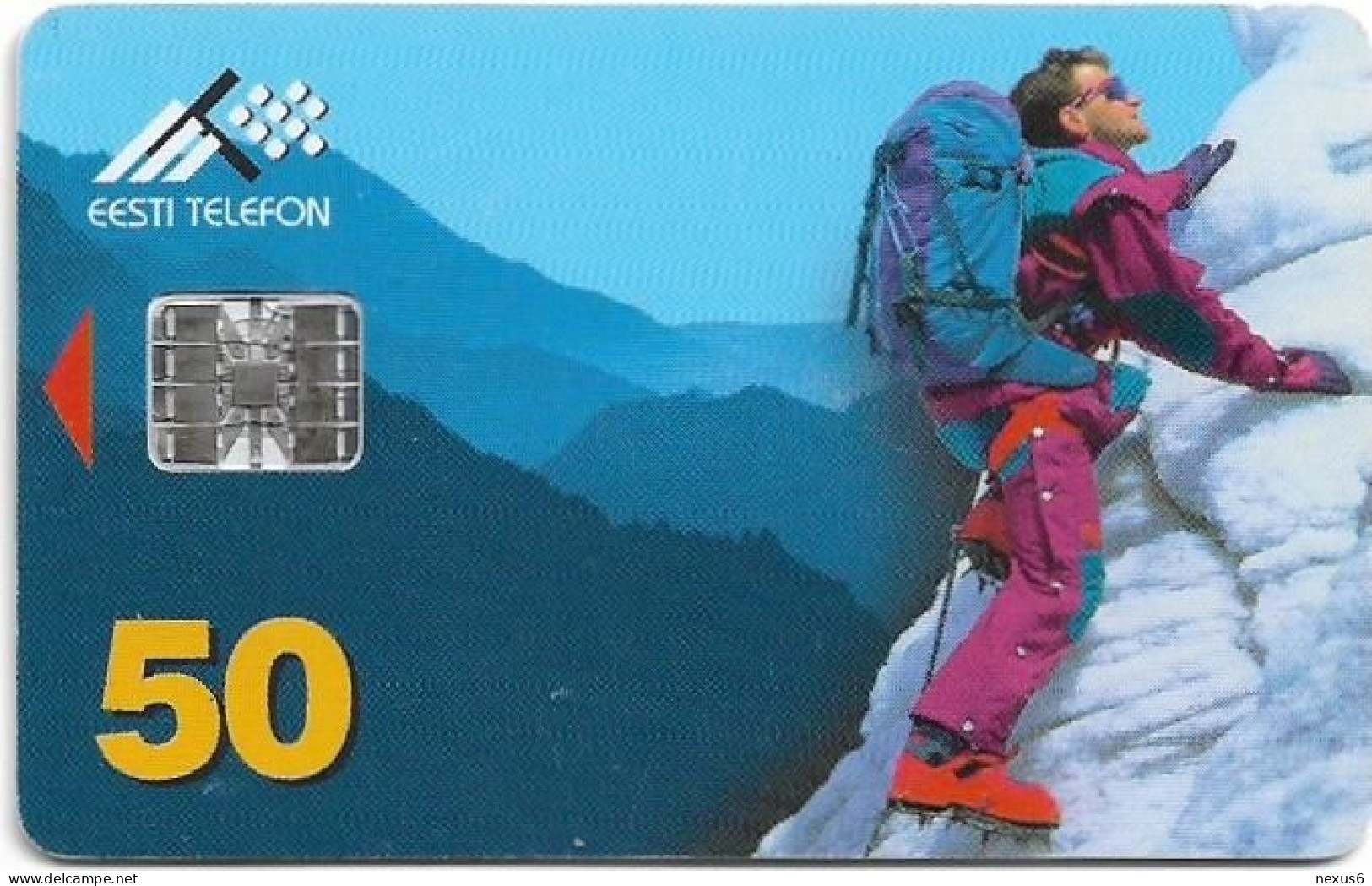 Estonia - Eesti Telefon - Mont Blanc, 12.1998, 50Kr, 50.000ex, Used - Estland