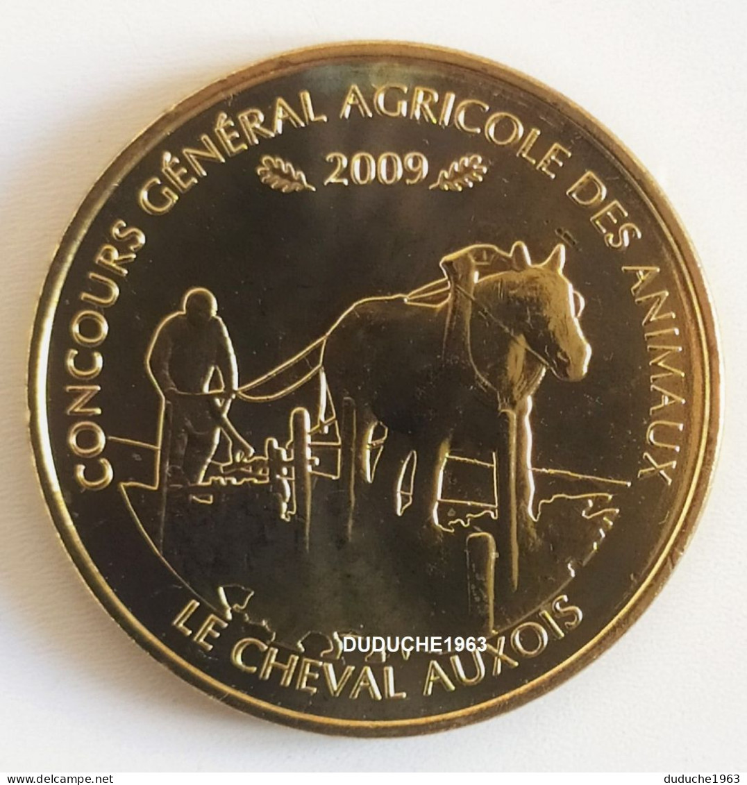 Monnaie De Paris 75.Paris - Concours Agricole Cheval Auxois 2009 - 2009