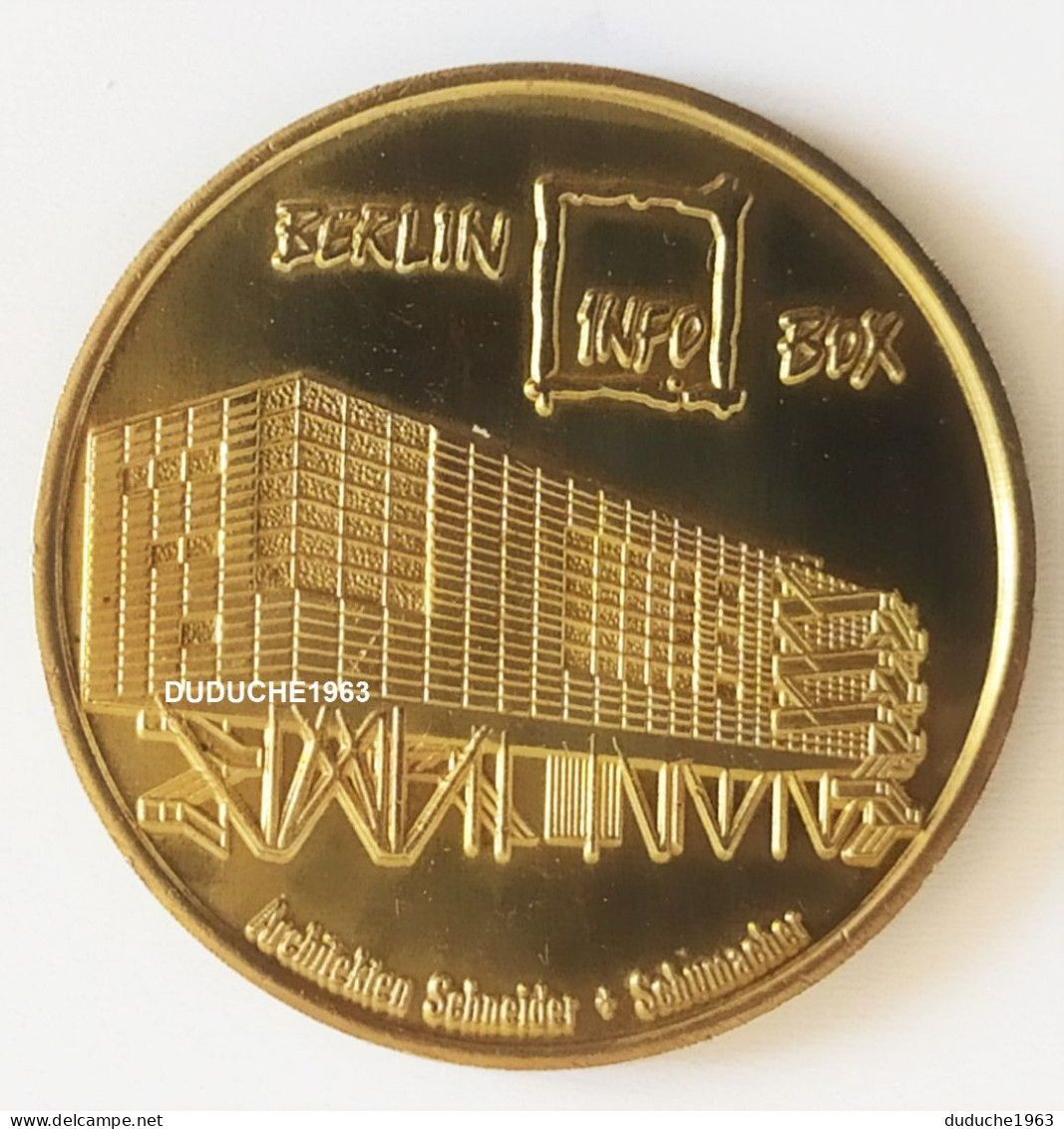 Monnaie De Paris. Allemagne - Berlin - Globe Taler Infobox Fernsehturm 1997/1998 - Zonder Datum