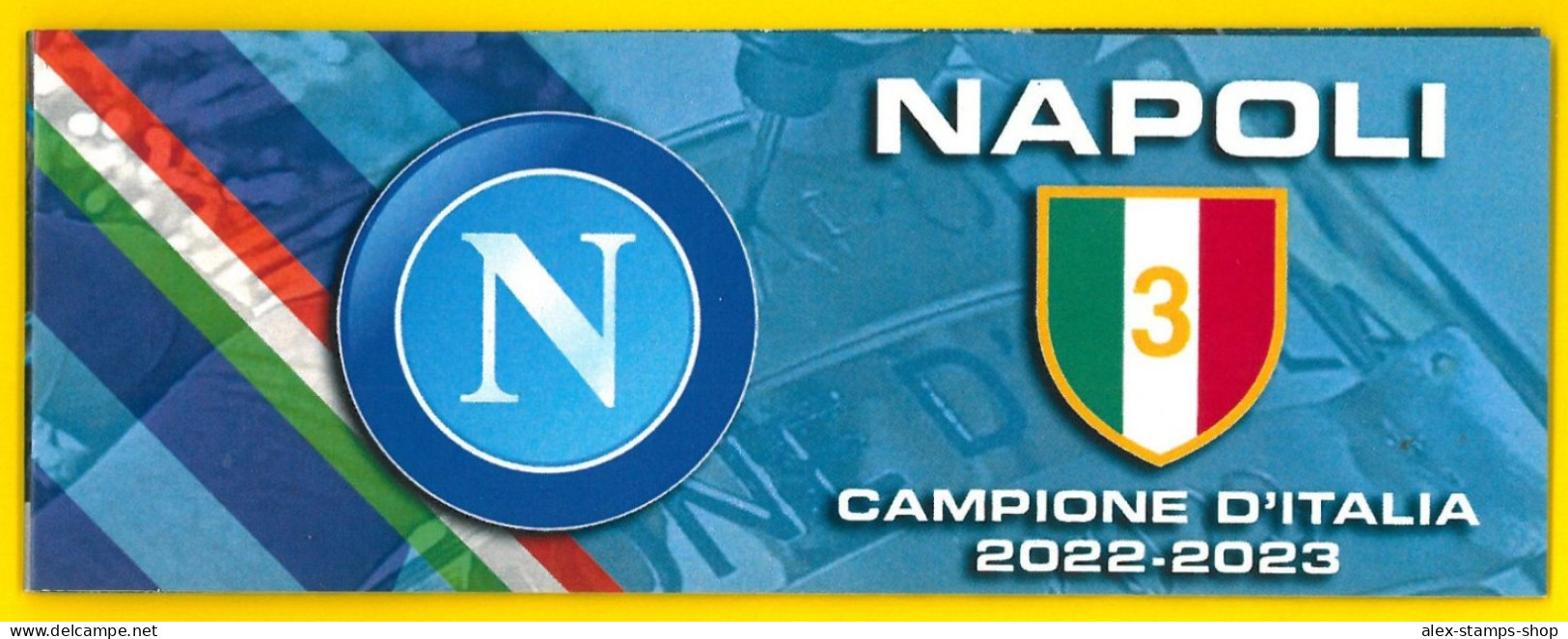 ITALIA 2023 NEW BOOKLET NAPOLI CAMPIONE D'ITALIA NUMERATO N.099 - Booklets