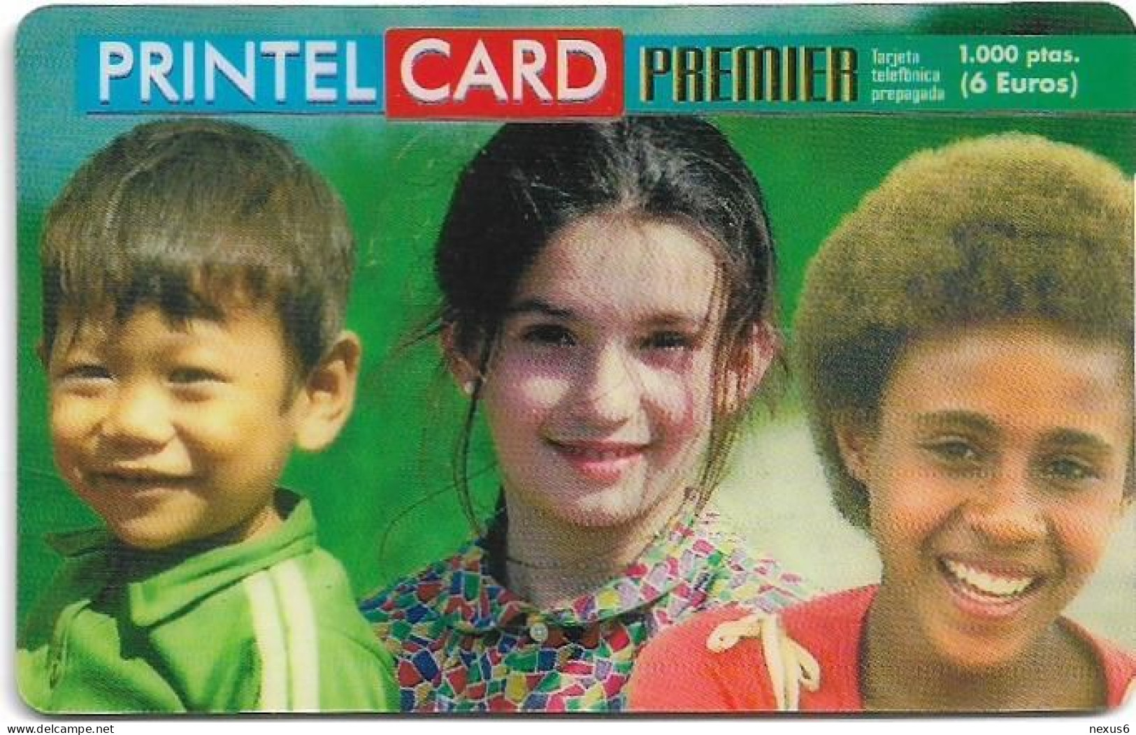 Spain - PrintelCard - Niños, 10.1999, Remote Mem. 1.000PTA, 10.000ex, Mint - Otros & Sin Clasificación