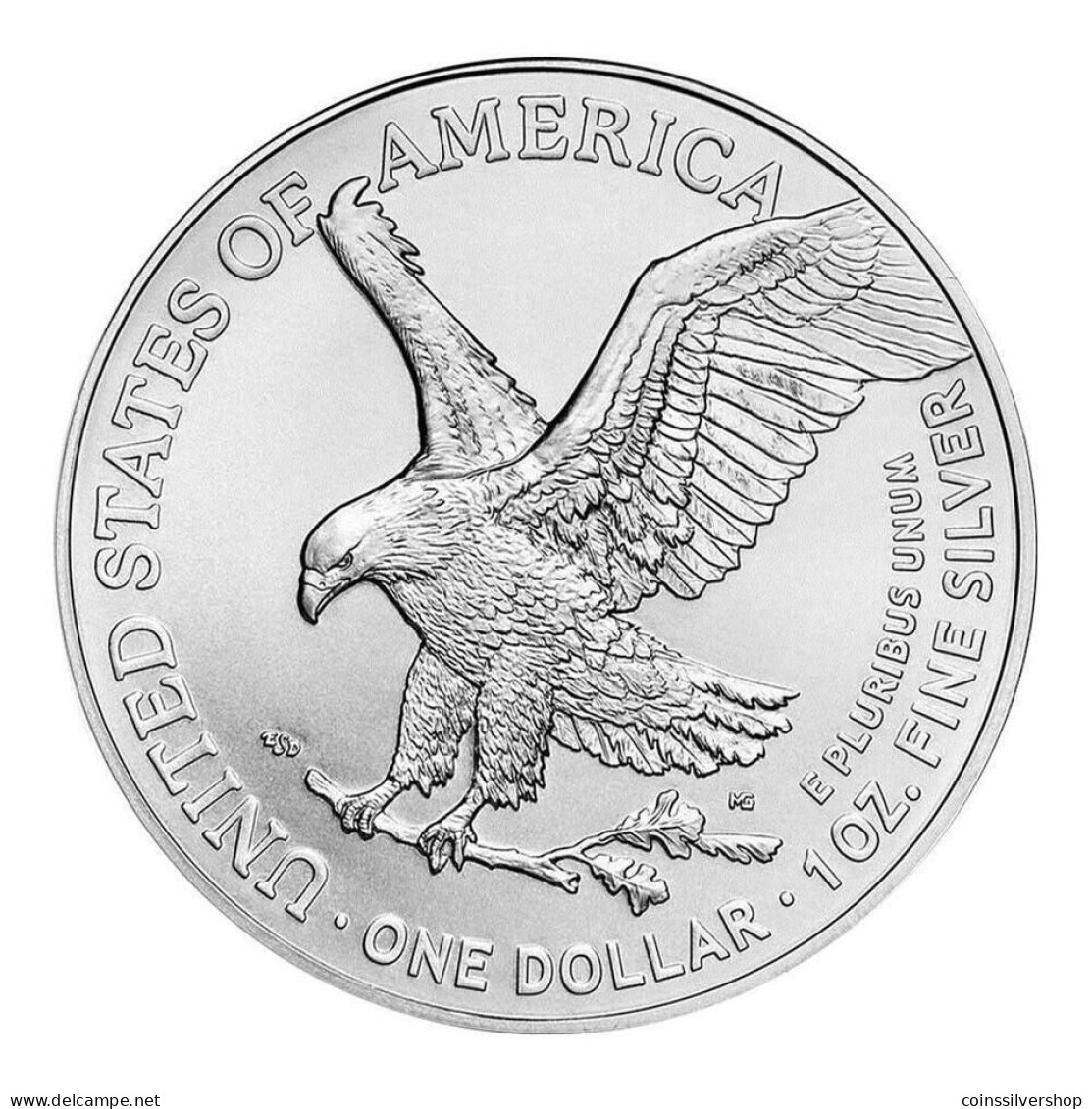 2024 $1 American Silver Eagle 1 Oz Bu - Verzamelingen