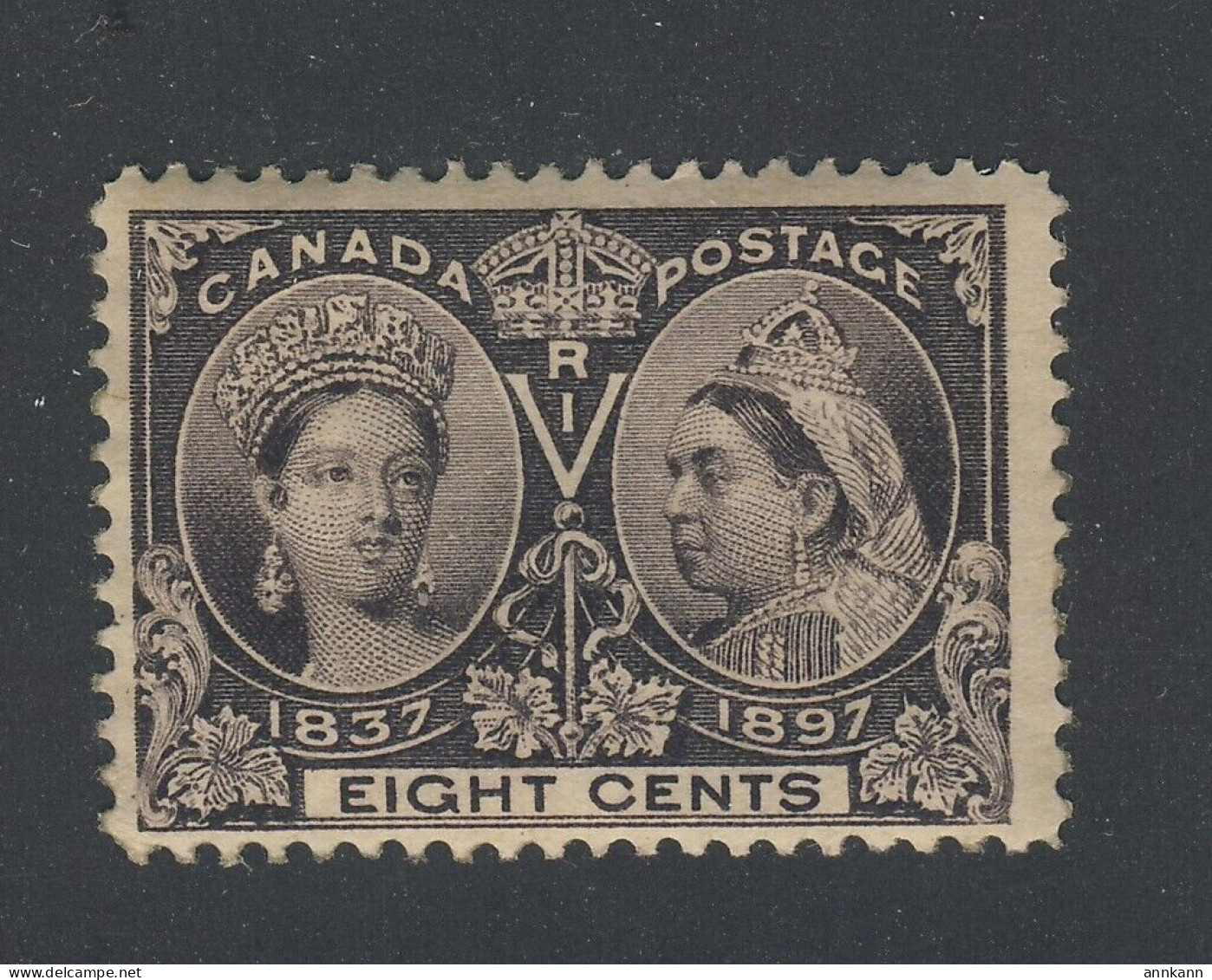 Canada Victoria Jubilee Stamp: #56-8c MHR Fine+ Guide Value = $80.00 - Nuevos