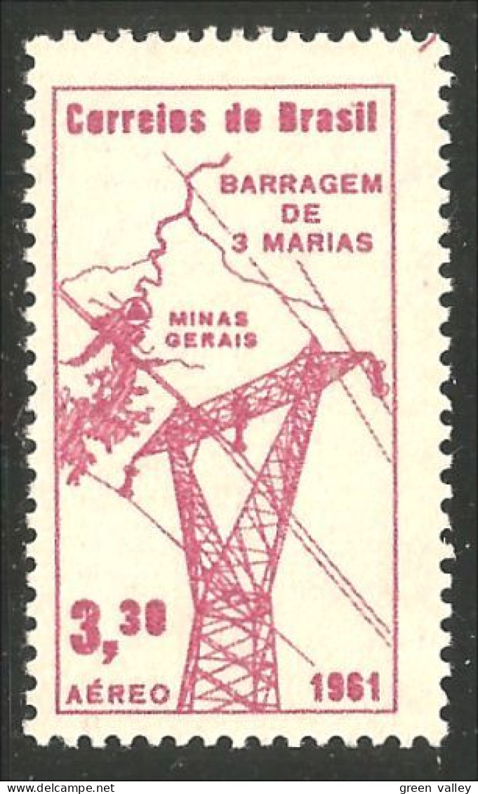 212 Brazil Electricité Barrage Dam Electricity MH * Neuf CH (BRE-169) - Electricité