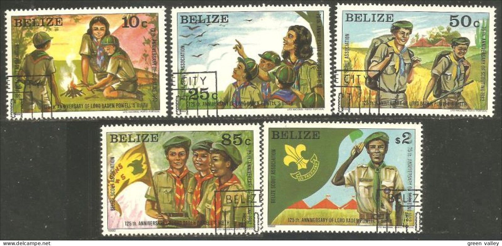 204 Belize Boy Scout Scoutisme Scout Scoutism (BLZ-36) - Used Stamps