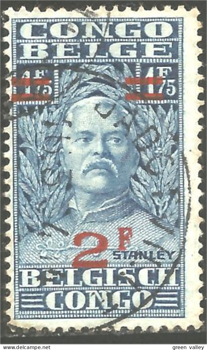 200 Congo Belge 1931 Stanley 2F Surcharge (BLC-38) - Oblitérés