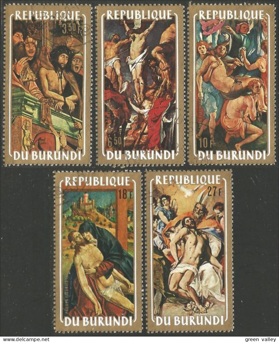 233 Burundi Veronese Van Den Weyden Titian Titien El Greco (BUR-190) - Religion