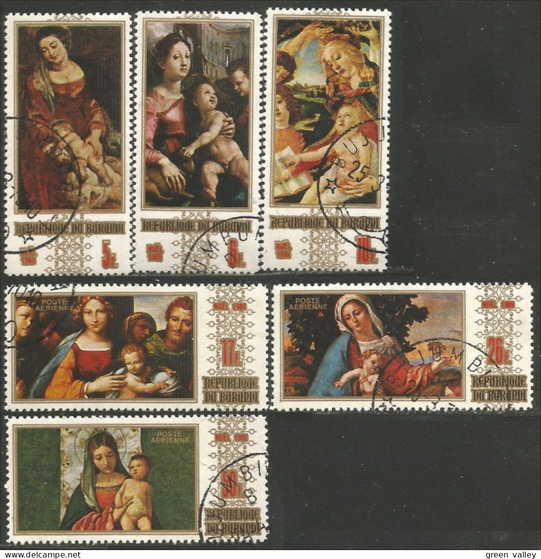 233 Burundi Rubens Romano Botticelli Garofalo Negreti (BUR-328) - Religious