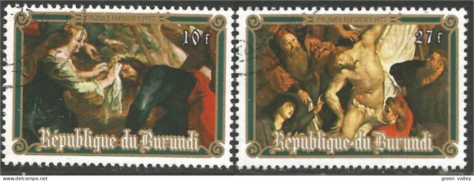 233 Burundi Tableaux Rubens Paintings (BUR-317) - Religion